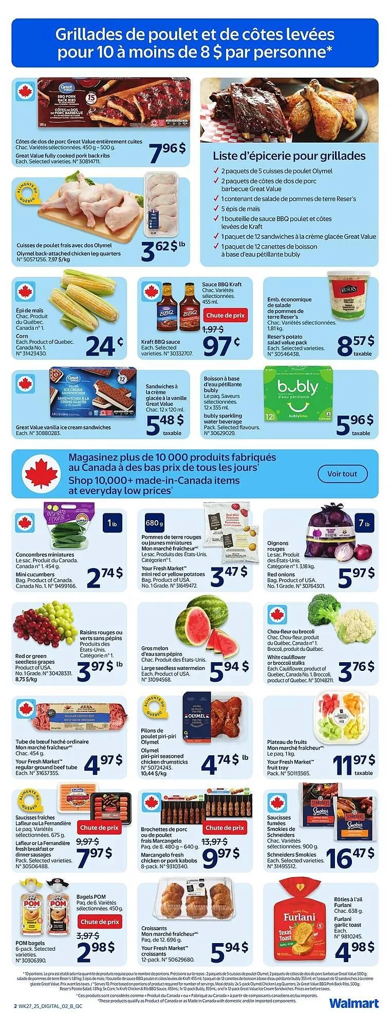 Walmart flyer from July 31 to August 6 2025 - flyer page 3