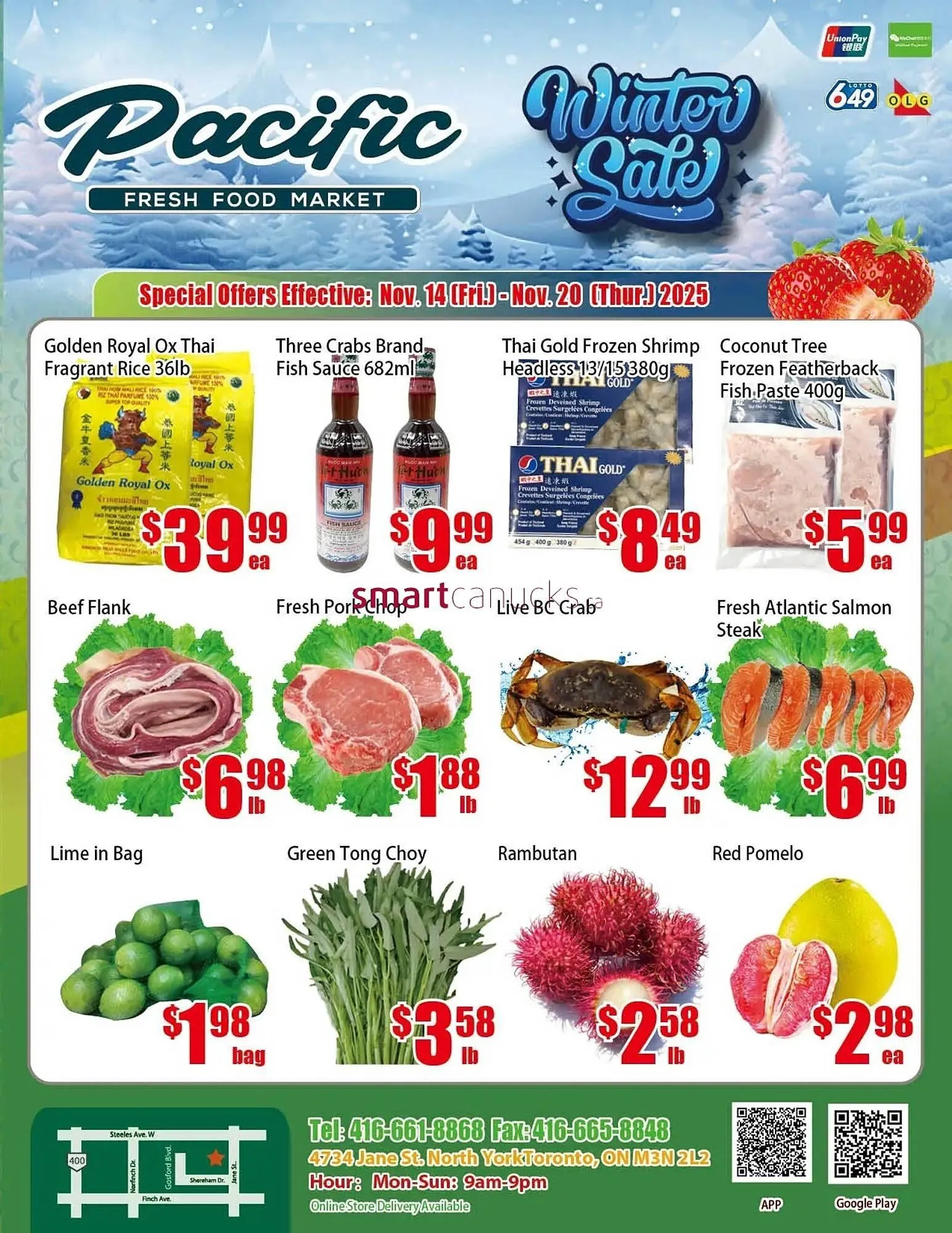 New Pacific Supermarket flyer from November 14 to November 20 2025 - flyer page 1