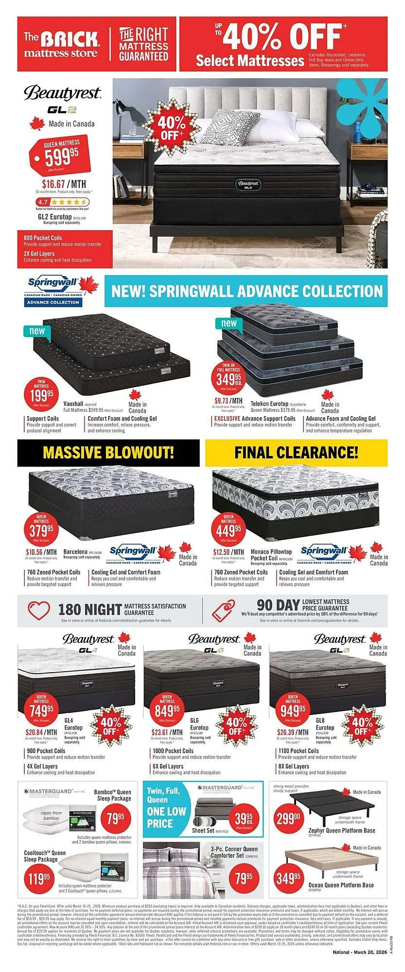 The Brick flyer from March 20 to March 27 2026 - flyer page 10