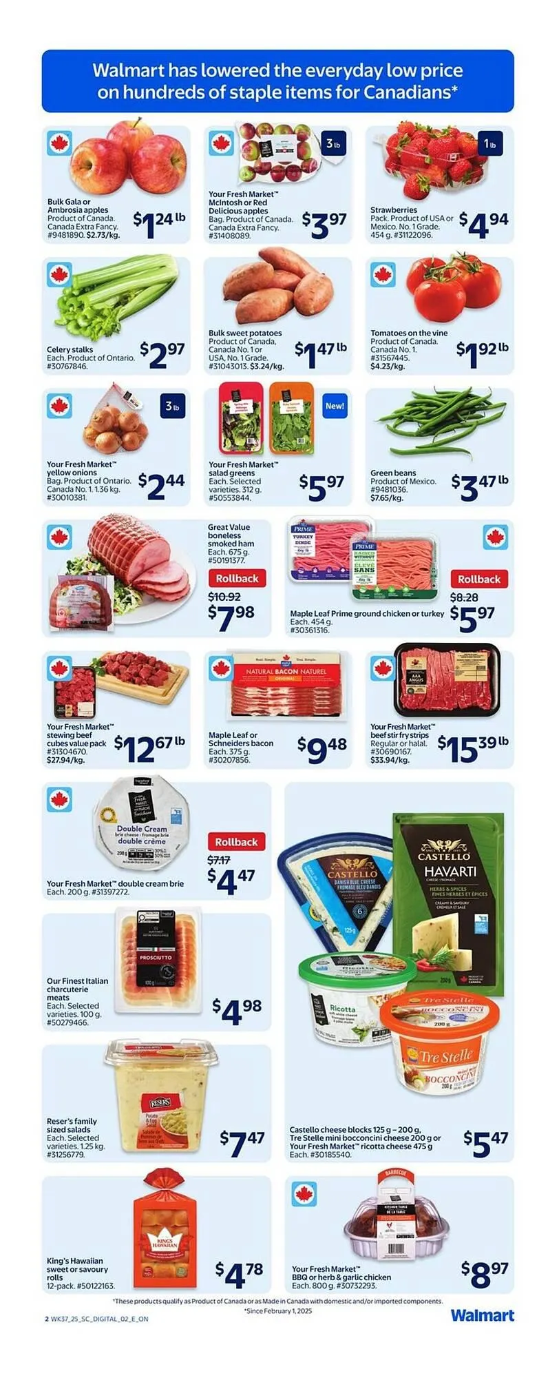 Walmart flyer from October 9 to October 15 2025 - flyer page 4