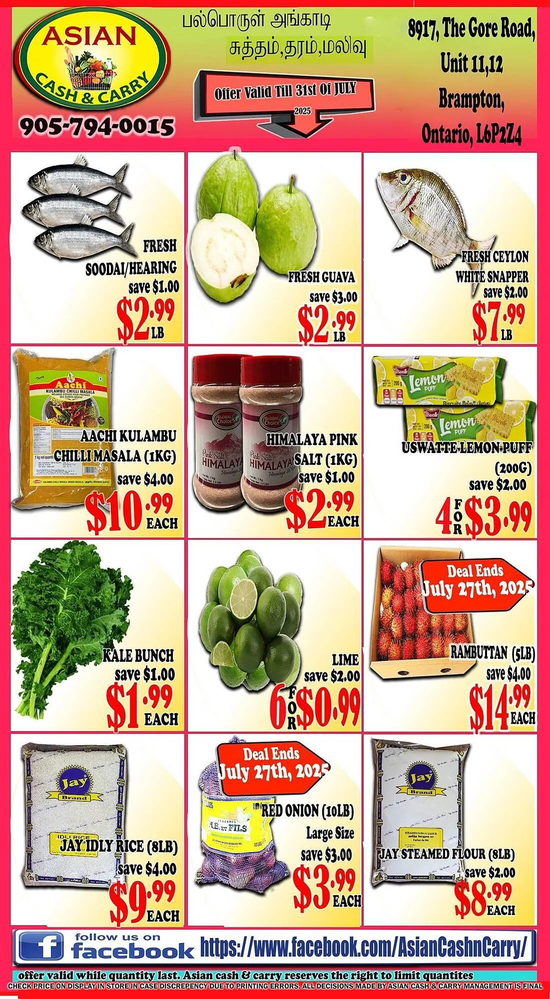 Asian Cash & Carry flyer - 1