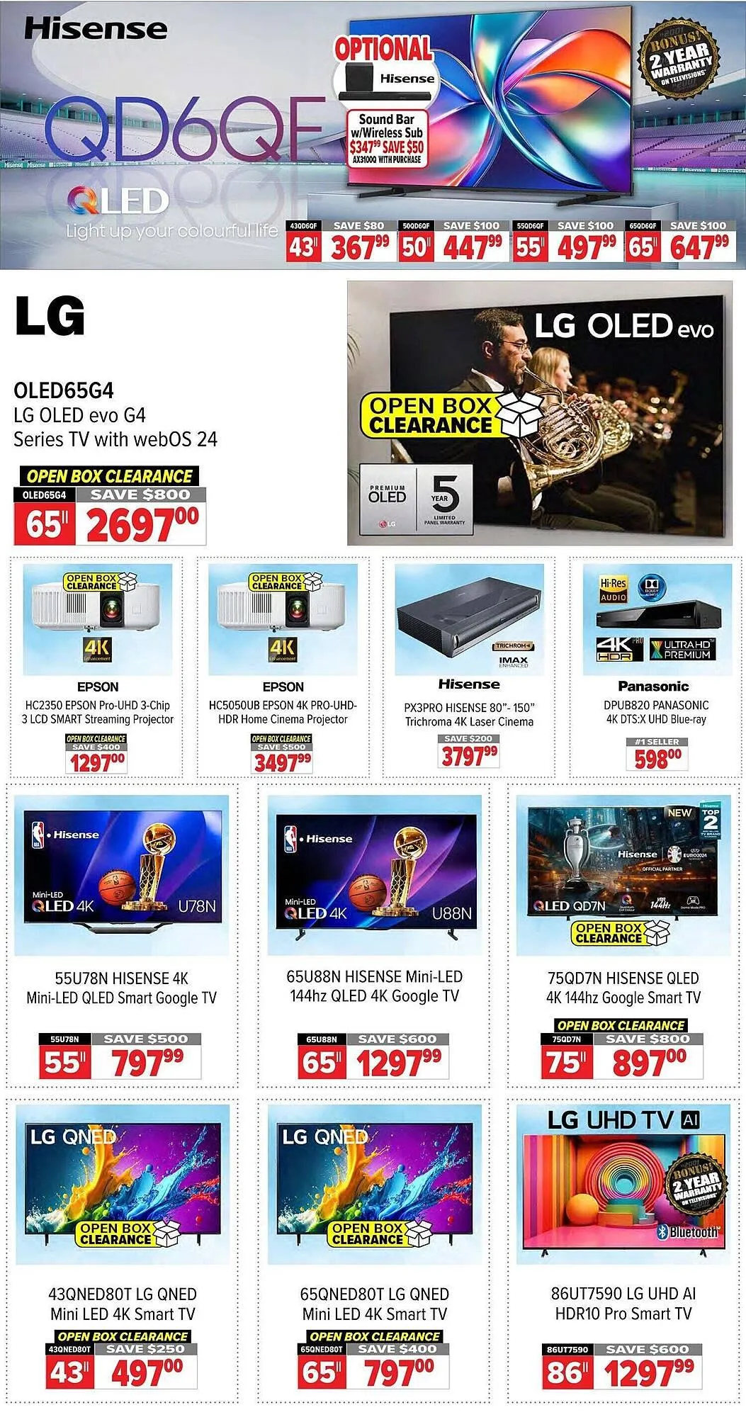 2001 Audio Video flyer from July 25 to August 1 2025 - flyer page 2