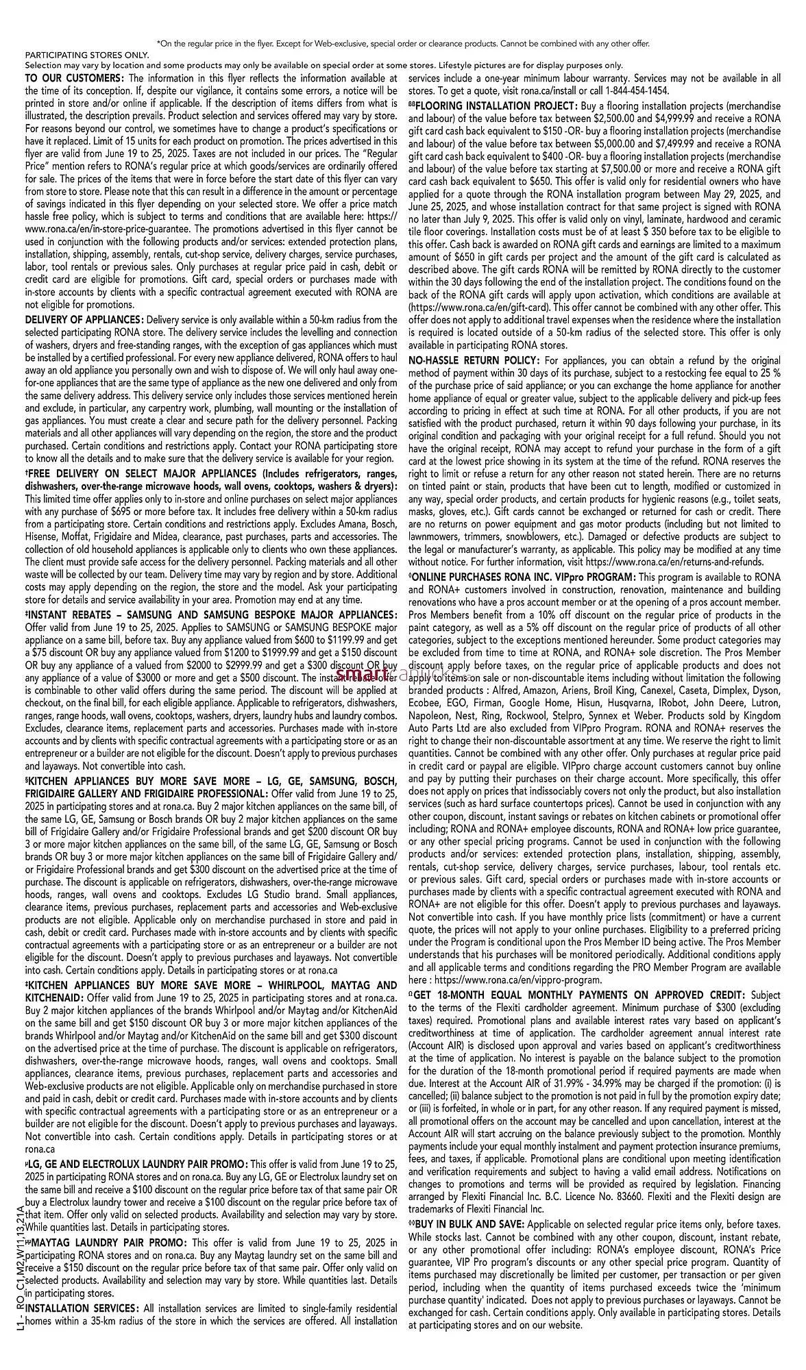 RONA flyer from June 19 to July 2 2025 - flyer page 25