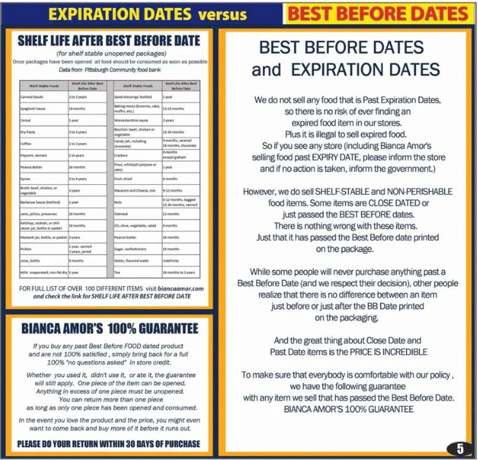 Bianca Amor flyer from March 13 to March 31 2026 - flyer page 5