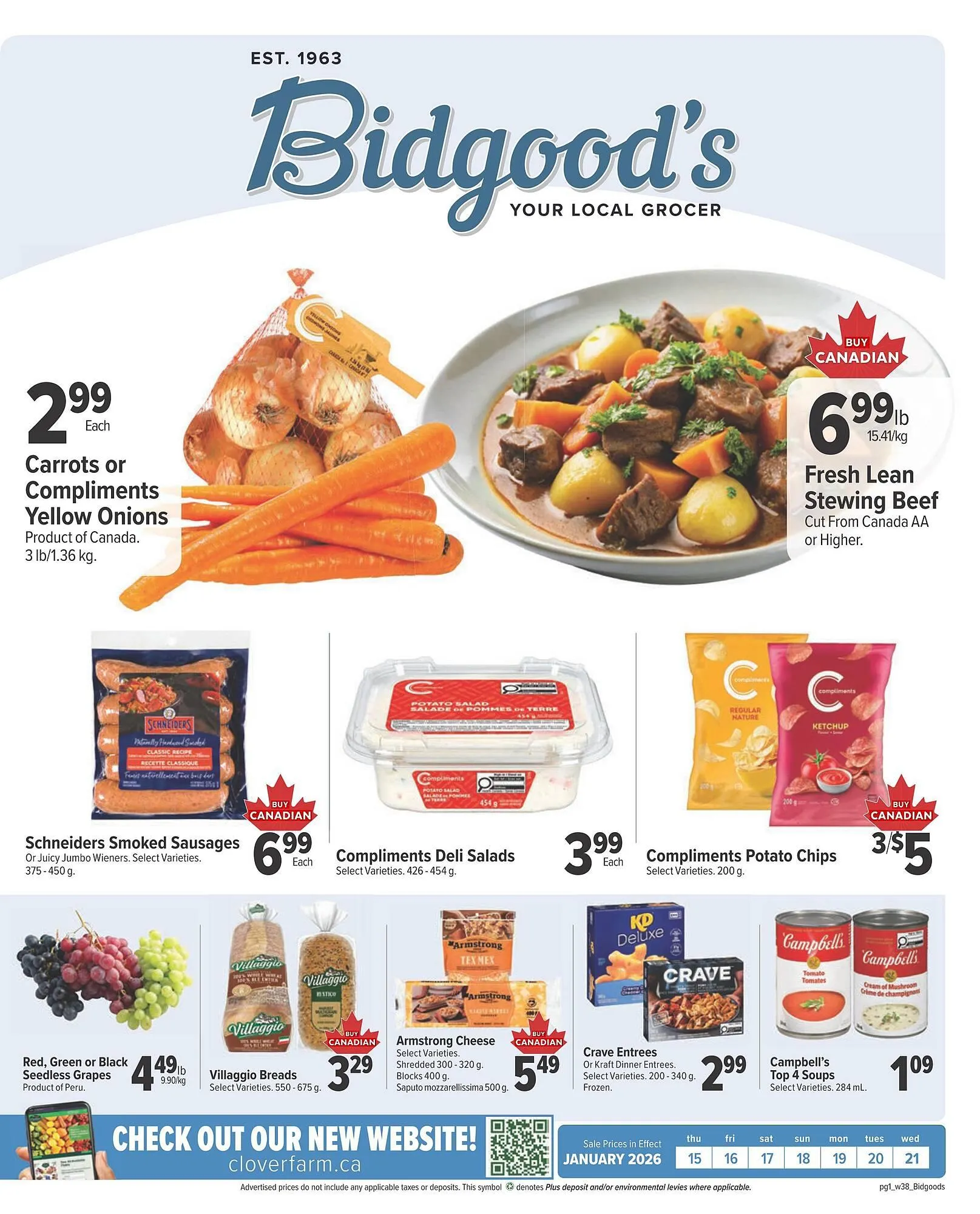 Bidgood's flyer from January 15 to January 21 2026 - flyer page 1