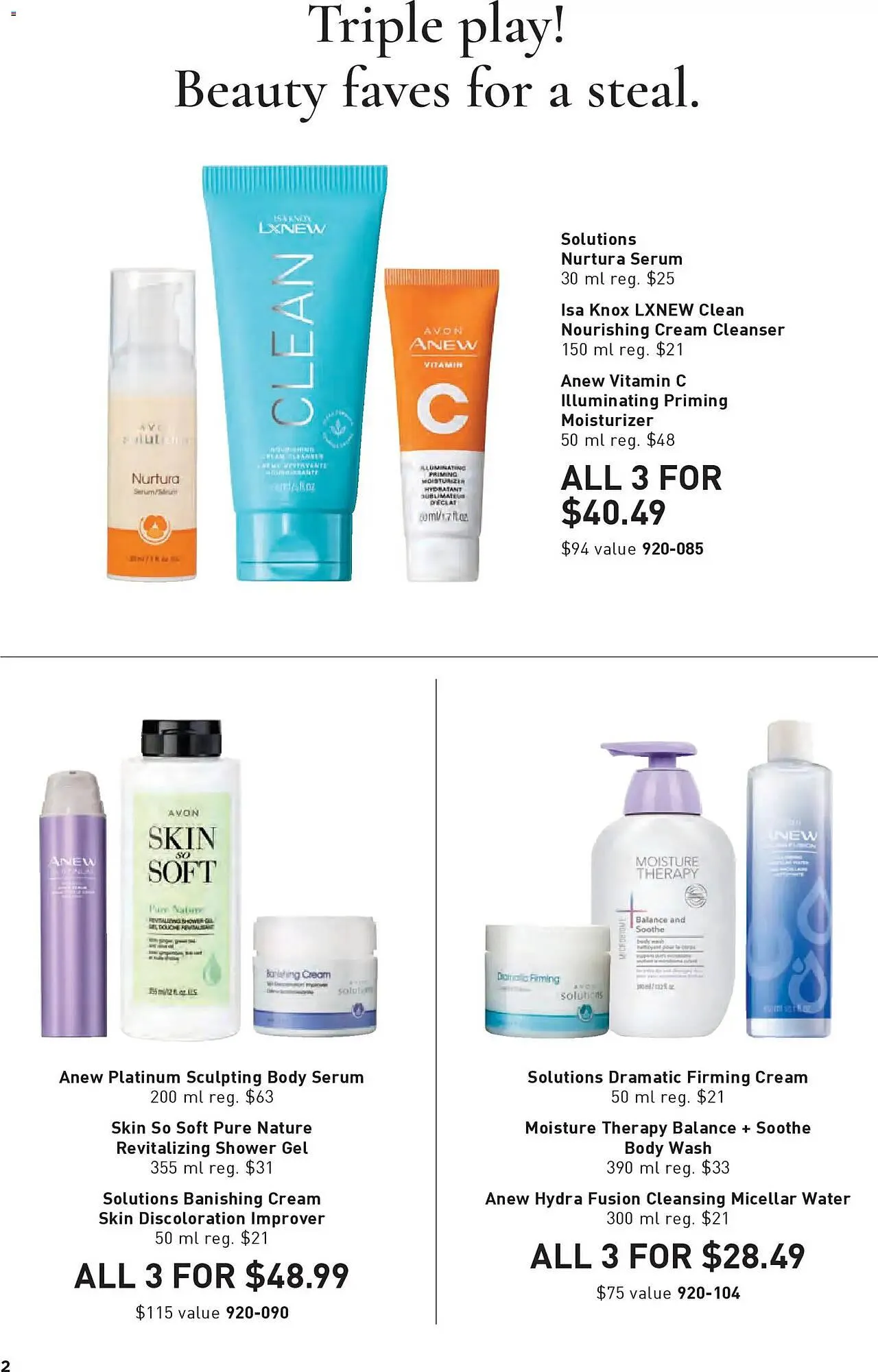 AVON flyer from October 23 to December 4 2025 - flyer page 2