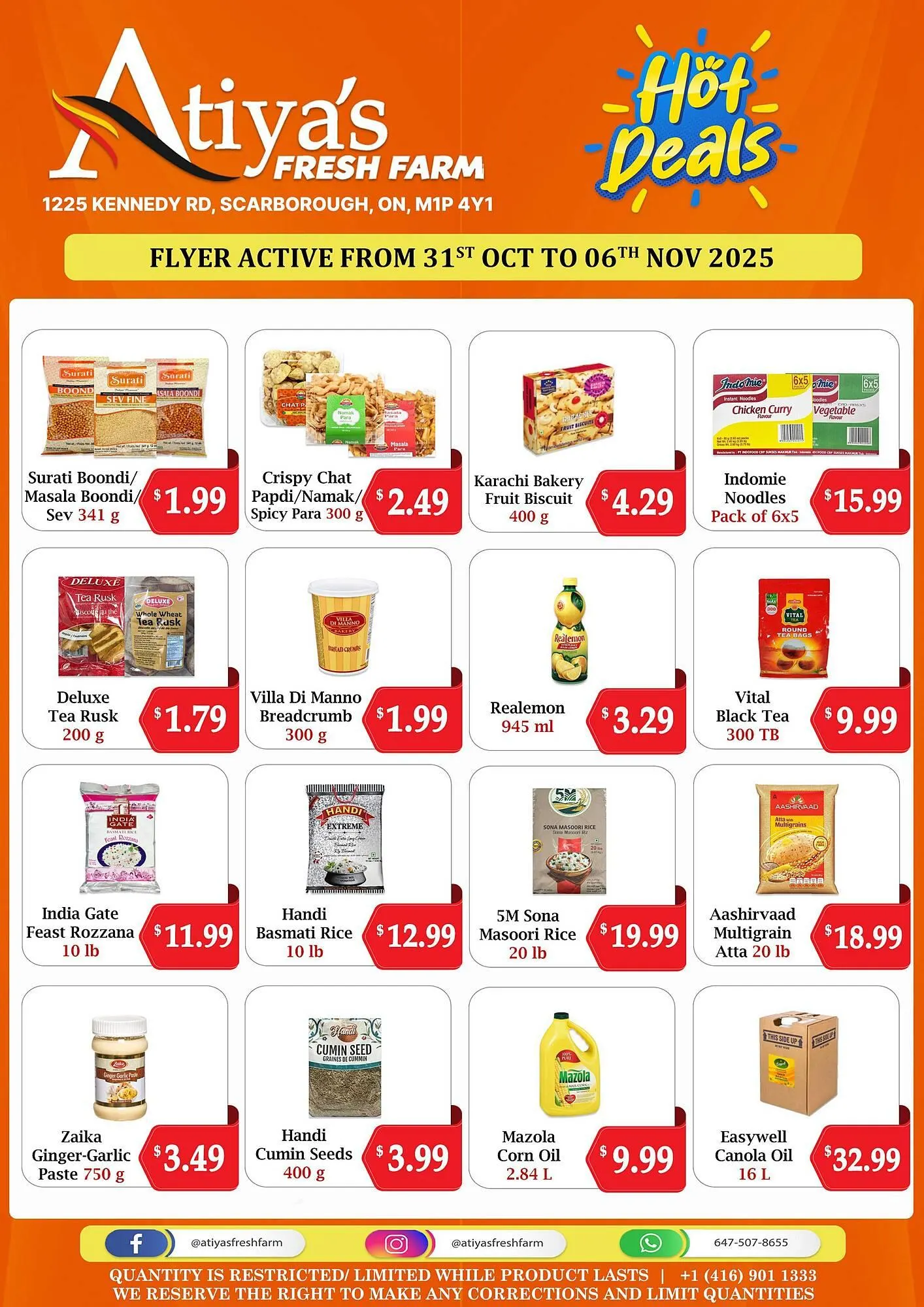 Atiya's Fresh Farm flyer from October 31 to November 6 2025 - flyer page 2