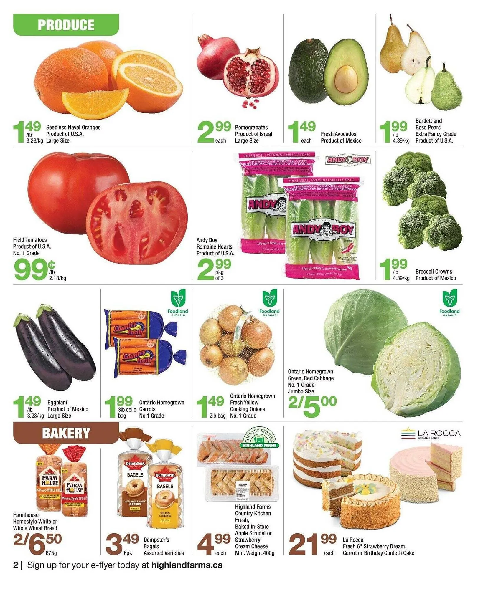 Highland Farms flyer from January 22 to February 5 2026 - flyer page 2