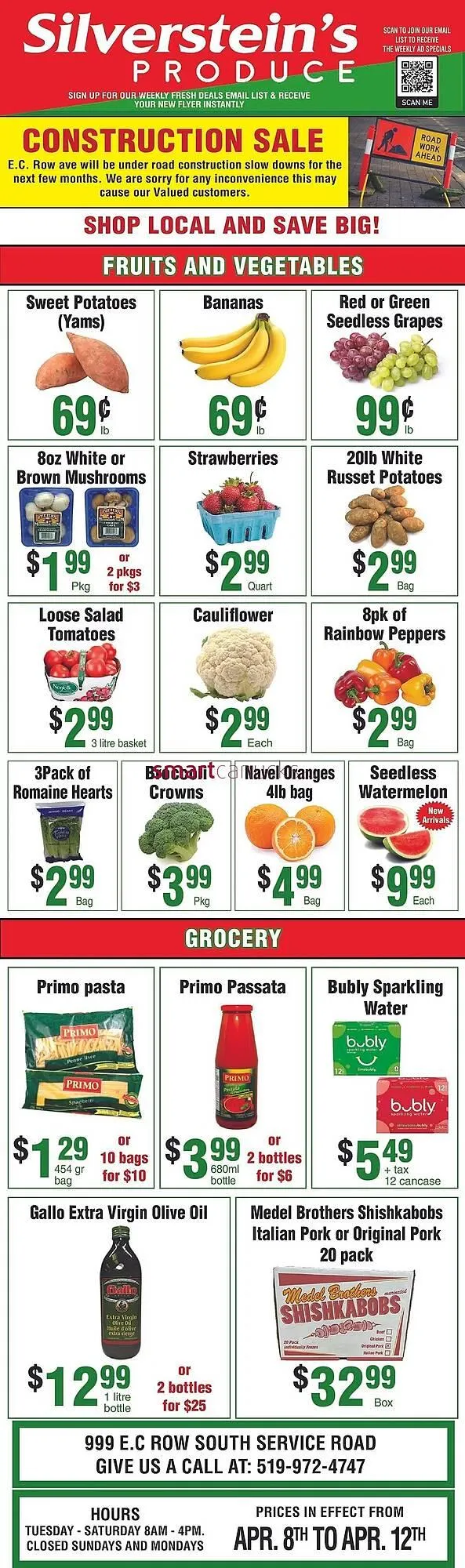 Silversteins Produce flyer - 1
