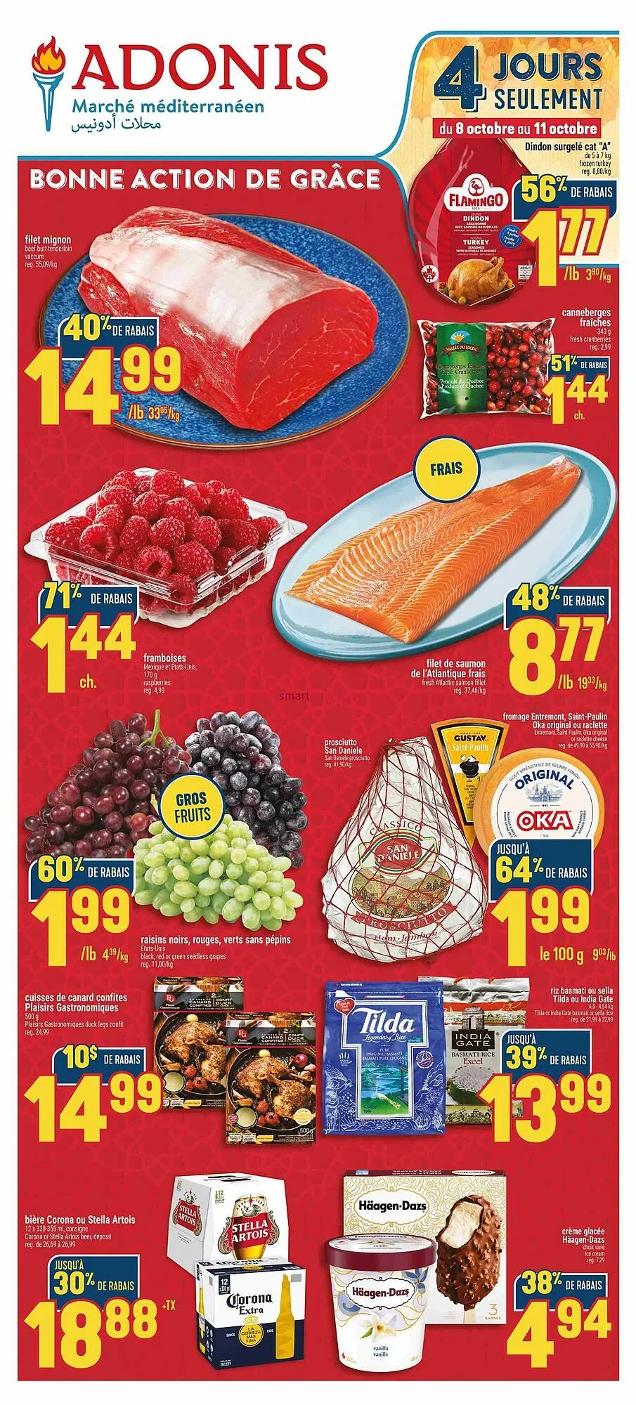 Marché Adonis flyer from October 9 to October 15 2025 - flyer page 1