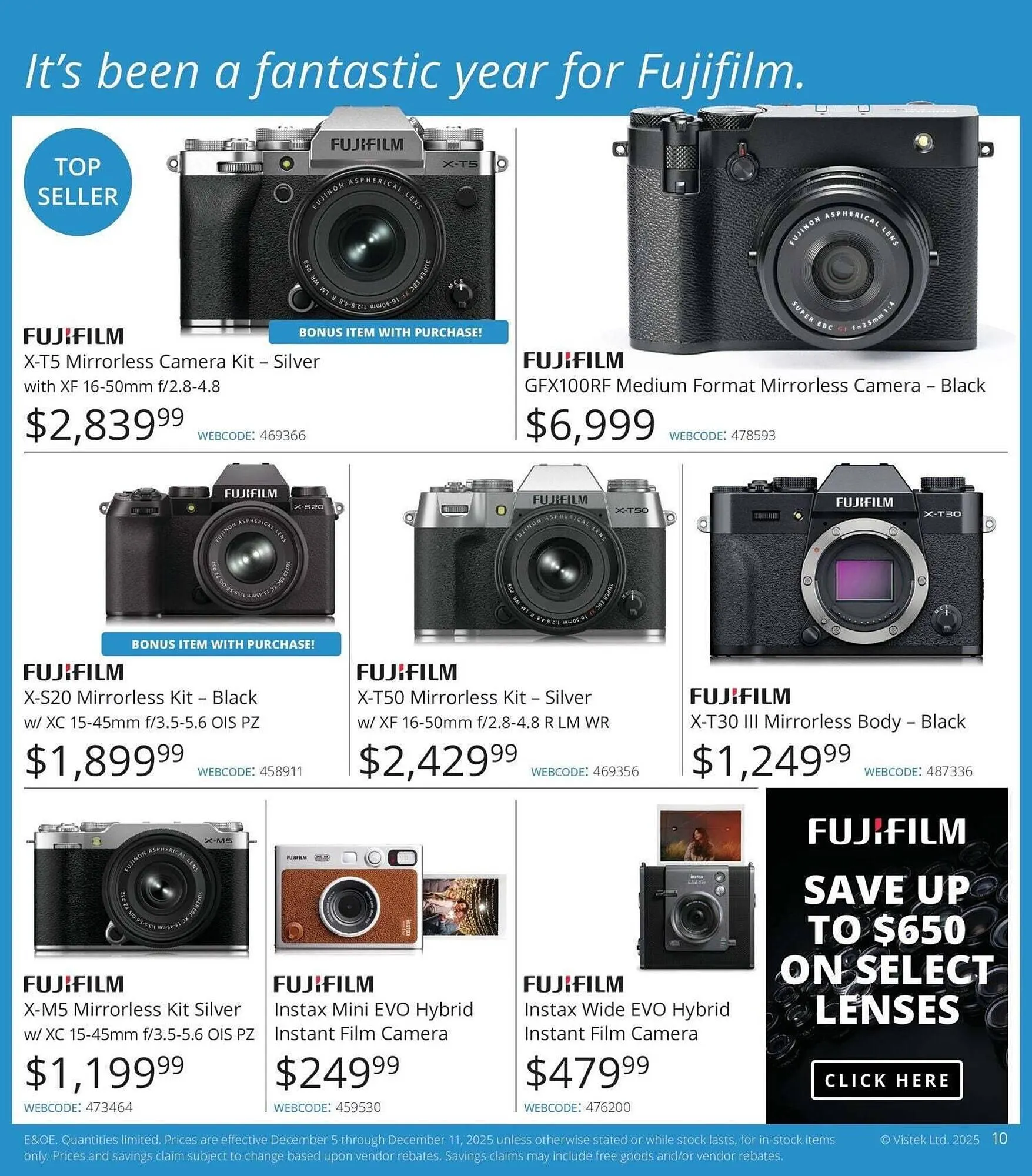 Vistek flyer from December 5 to December 25 2025 - flyer page 10