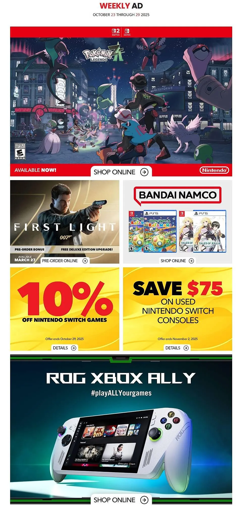 EB Games flyer - 1