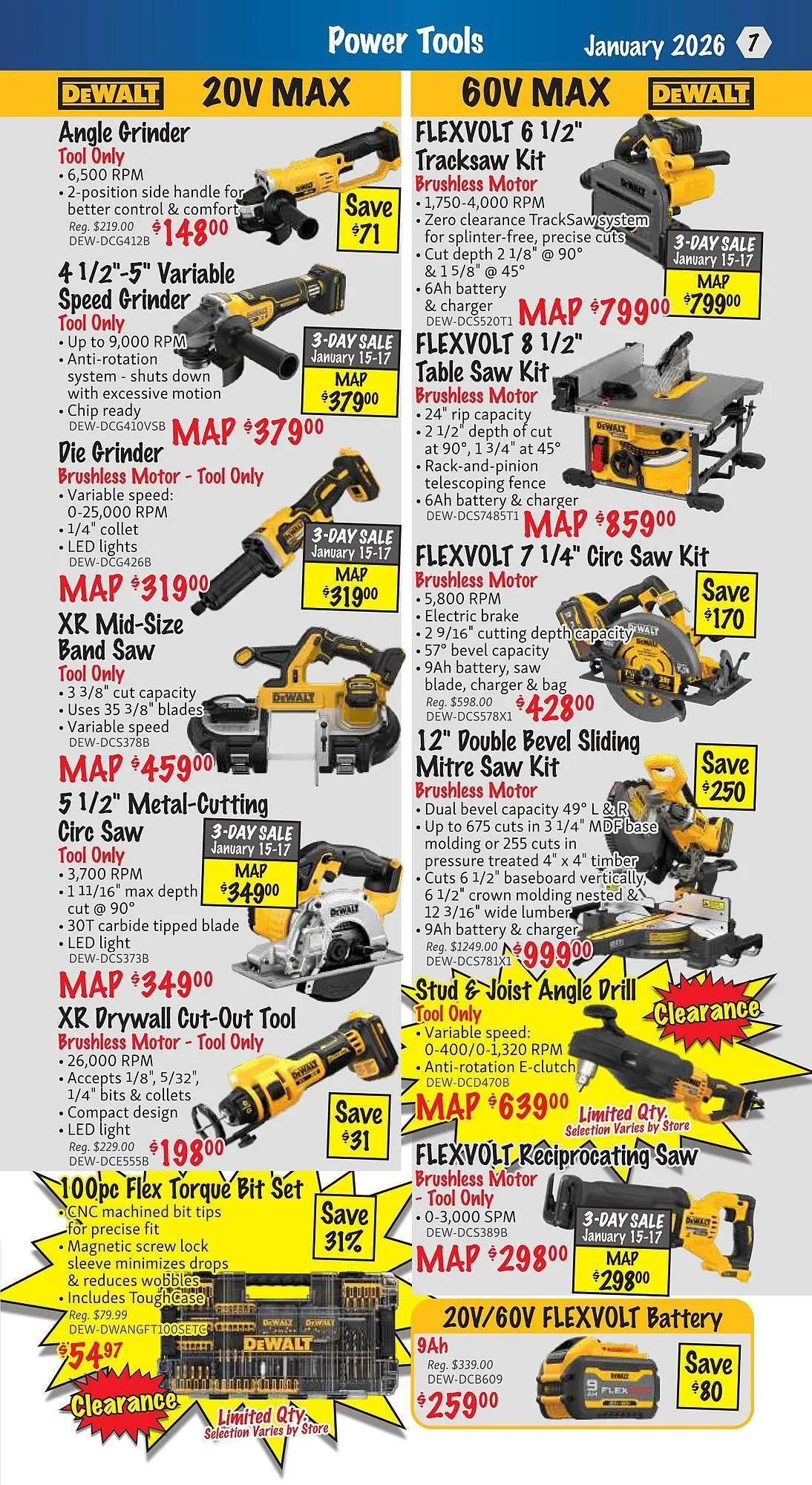 KMS Tools flyer from January 1 to January 31 2026 - flyer page 7