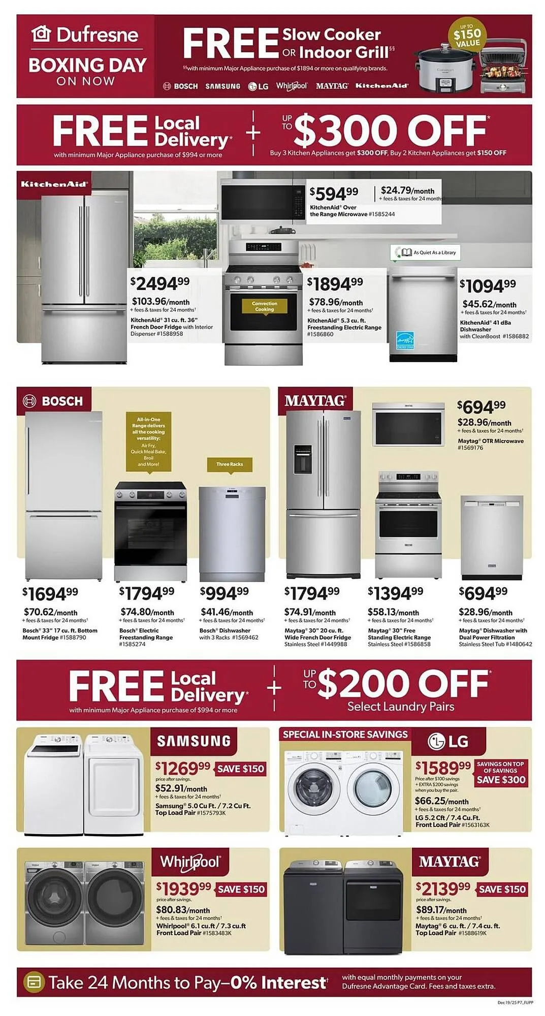 Dufresne flyer from December 19 to January 6 2026 - flyer page 7