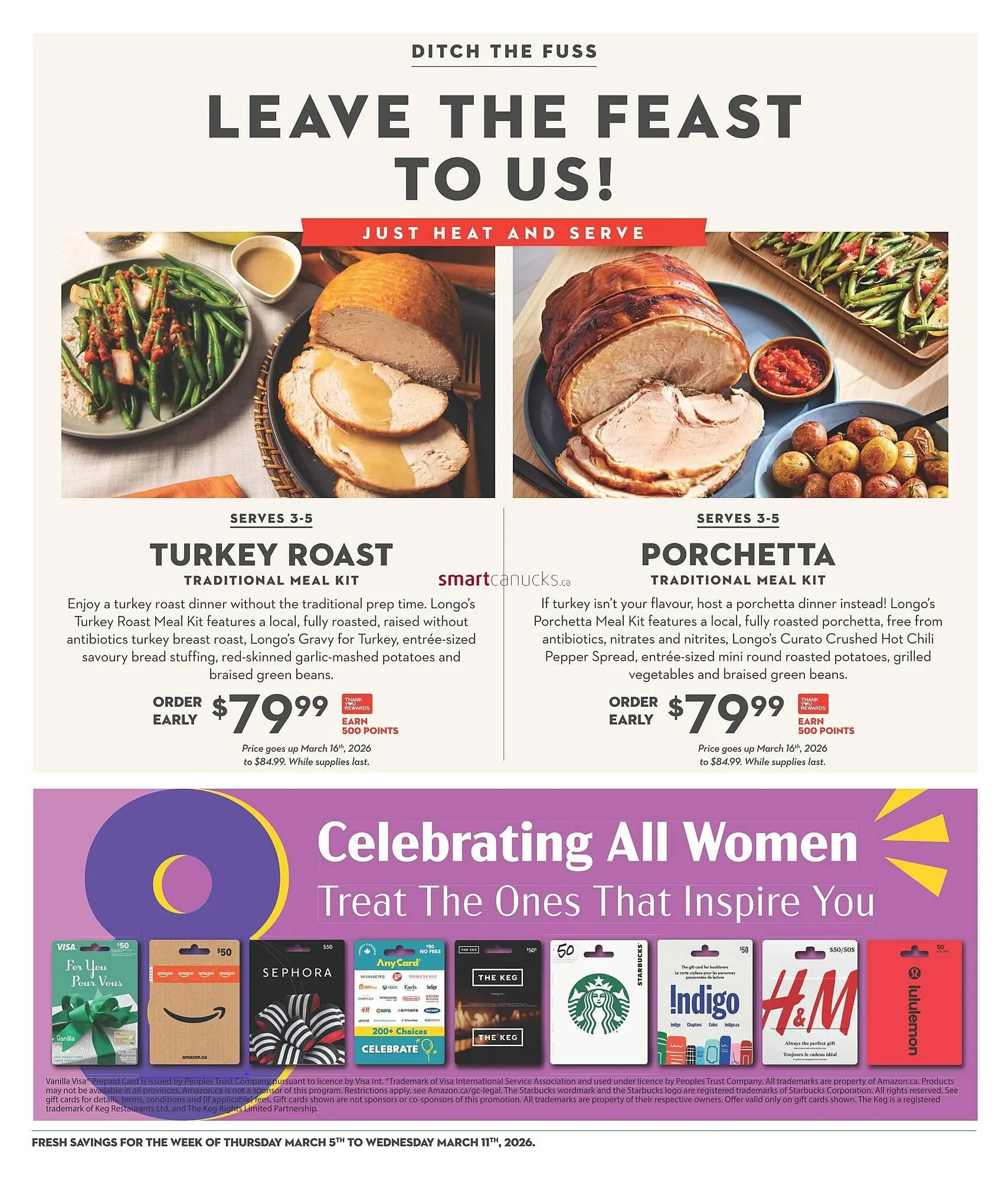 Longo's flyer from March 5 to March 11 2026 - flyer page 11