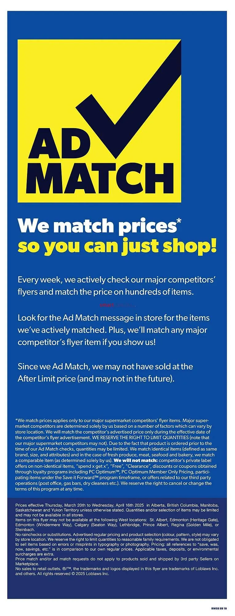 Real Canadian Superstore flyer from March 20 to March 26 2025 - flyer page 18