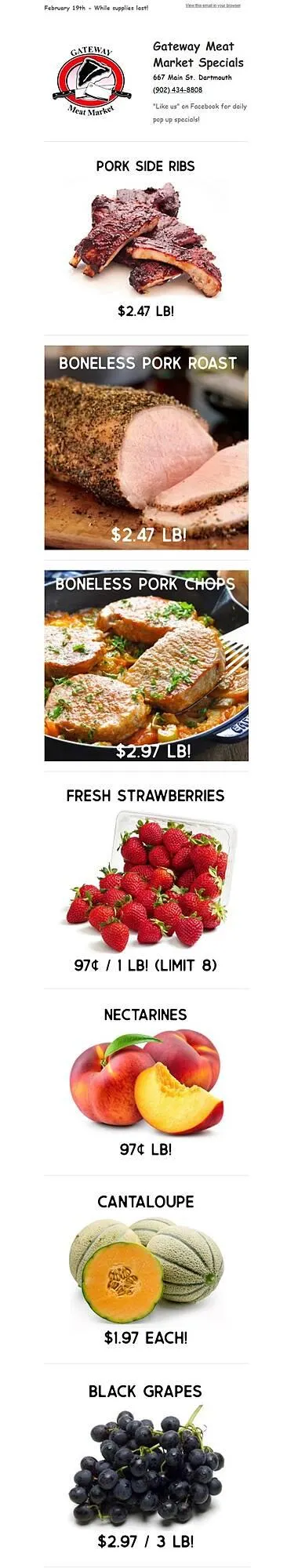 Grocery Gateway flyer - 1