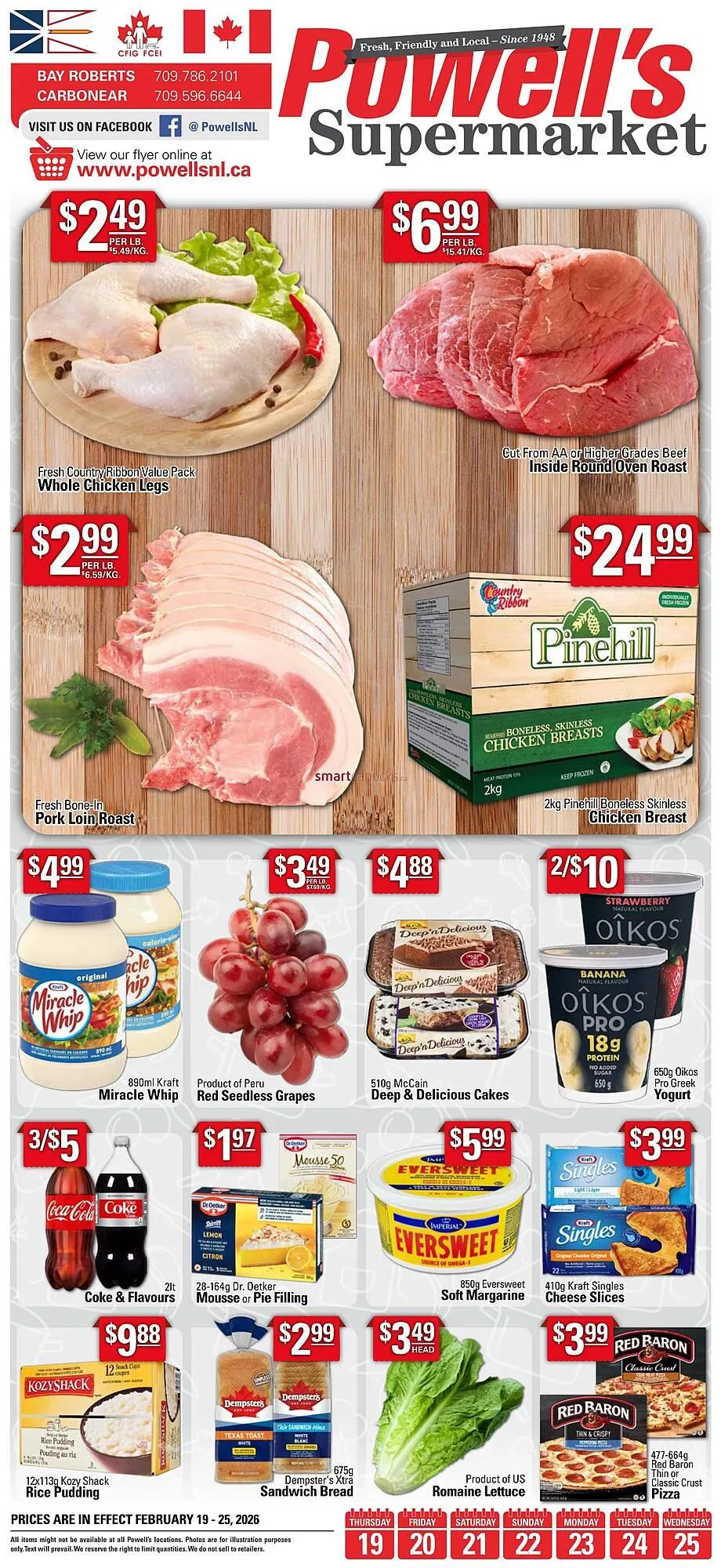 Powell's Supermarket flyer from February 19 to February 25 2026 - flyer page 1