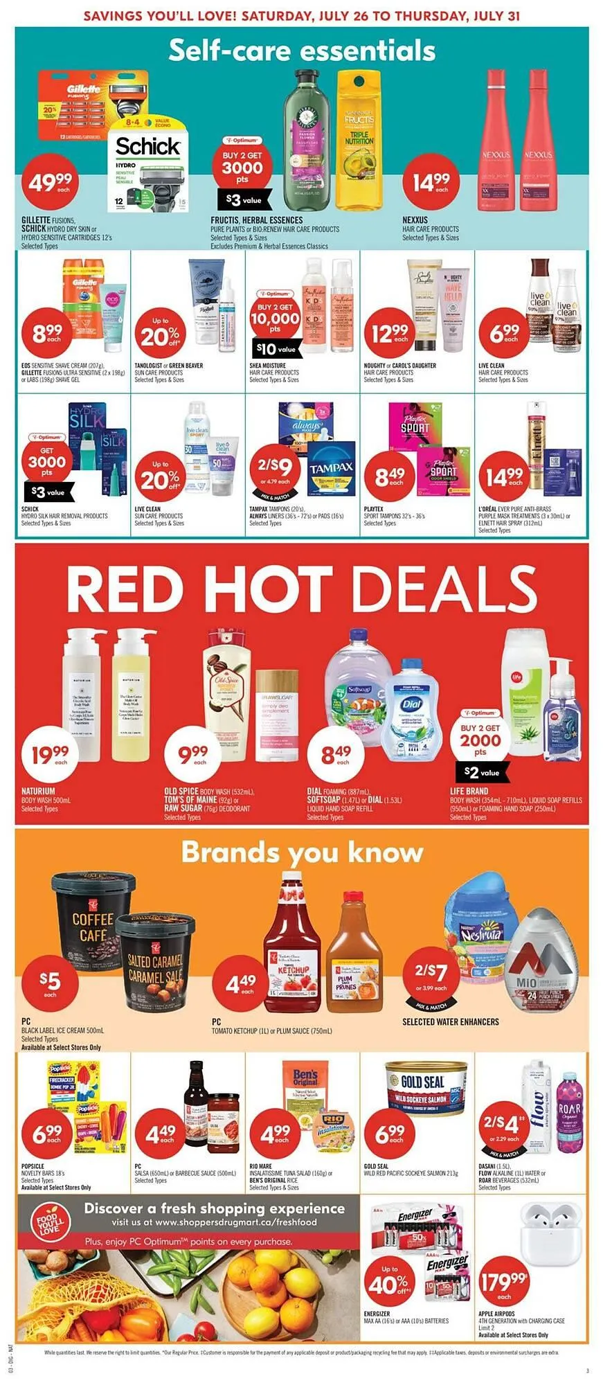 Shoppers Drug Mart flyer from July 24 to July 31 2025 - flyer page 19
