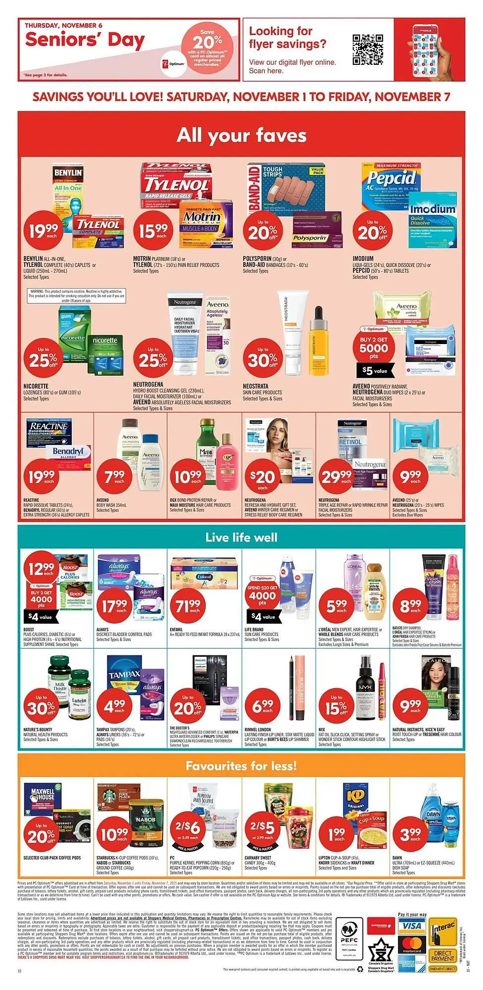 Shoppers Drug Mart flyer from October 31 to November 6 2025 - flyer page 25
