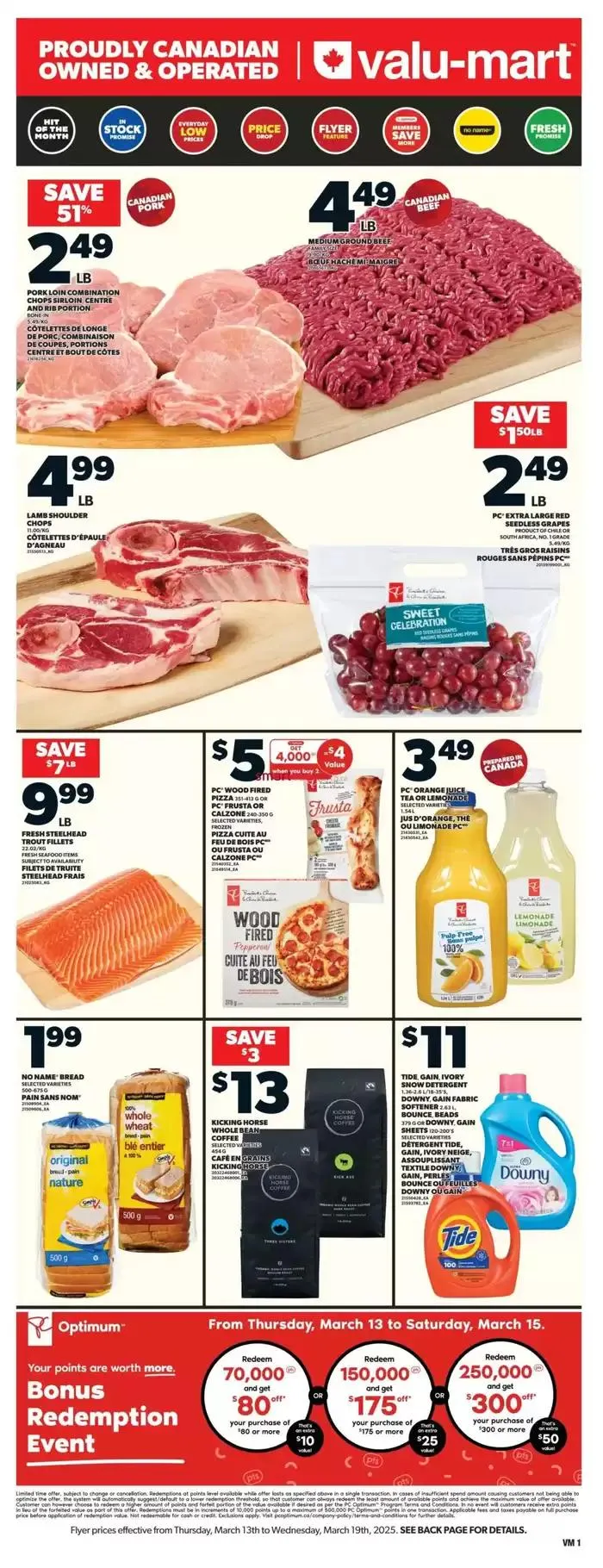 Valu-mart weeky flyer from March 13 to March 19 2025 - flyer page 3