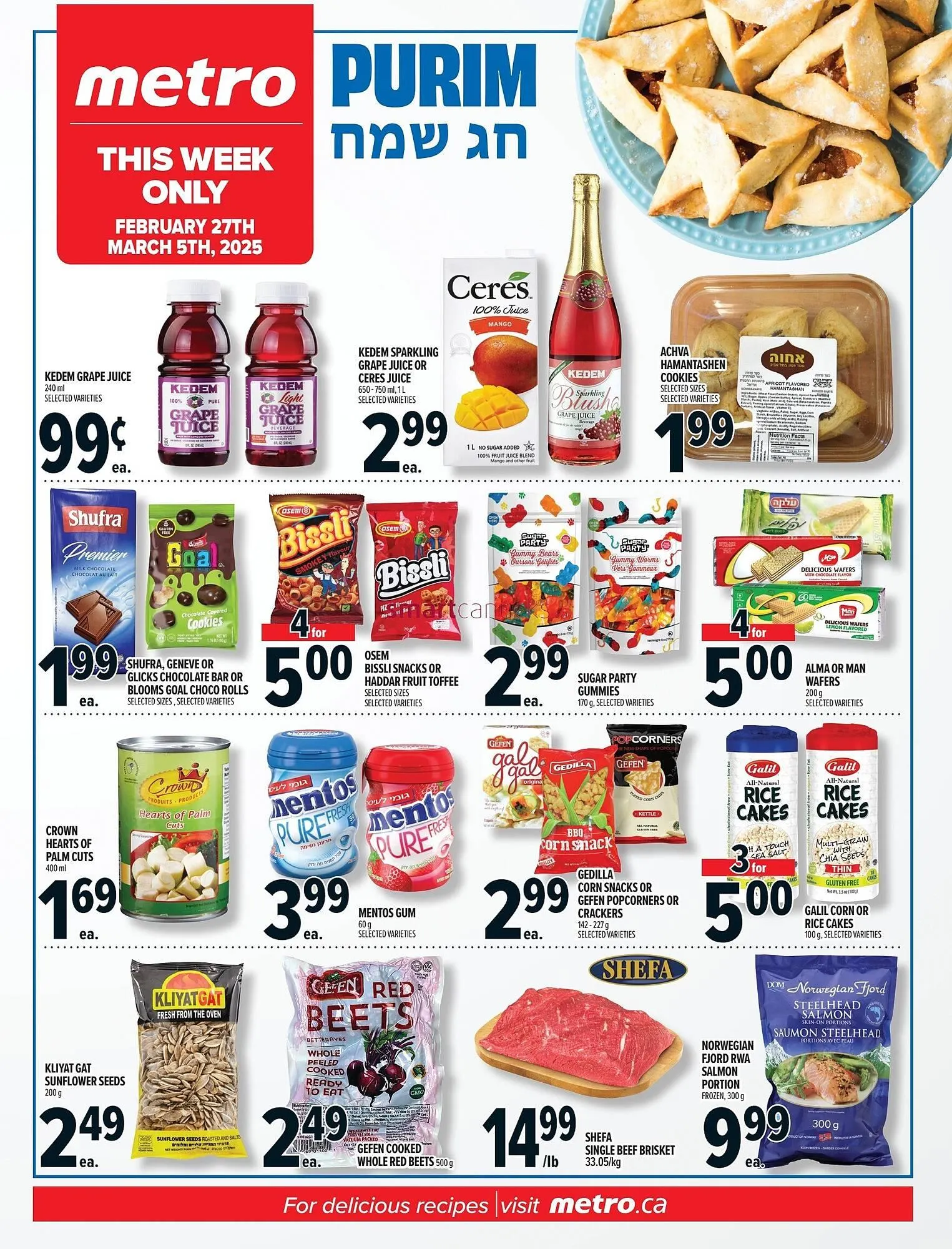 Metro flyer from February 27 to March 5 2025 - flyer page 1