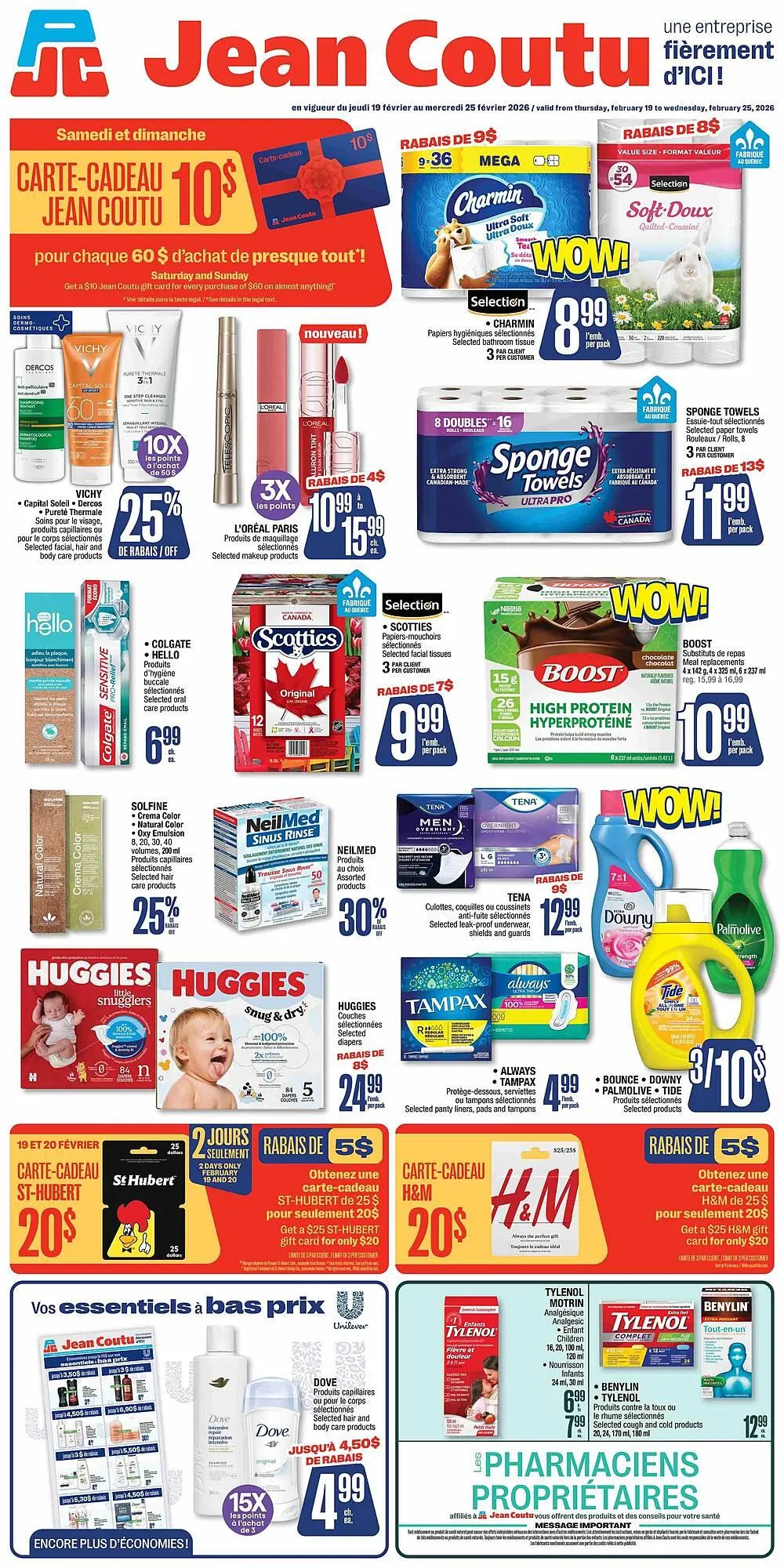Jean Coutu flyer from February 19 to February 25 2026 - flyer page 1