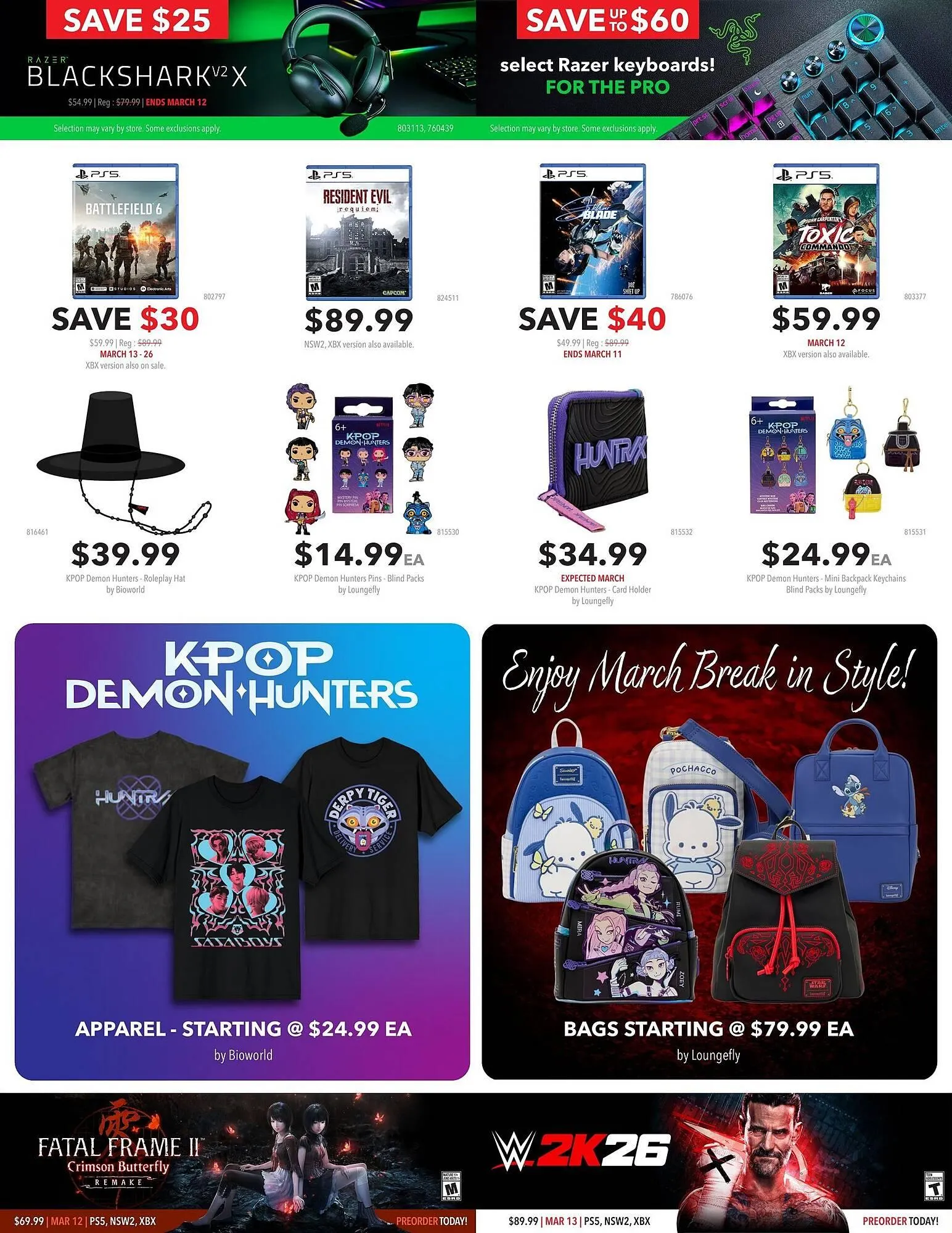 EB Games flyer from March 6 to March 15 2026 - flyer page 3