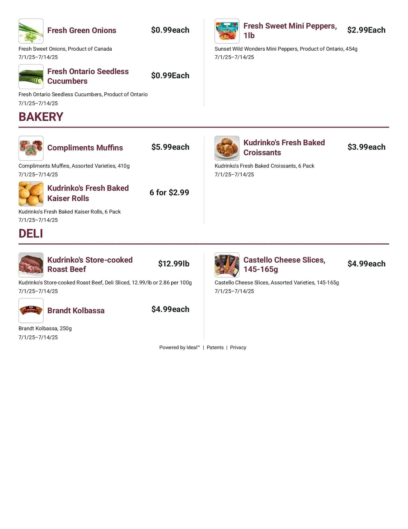 Kudrinko's flyer from July 3 to July 9 2025 - flyer page 3