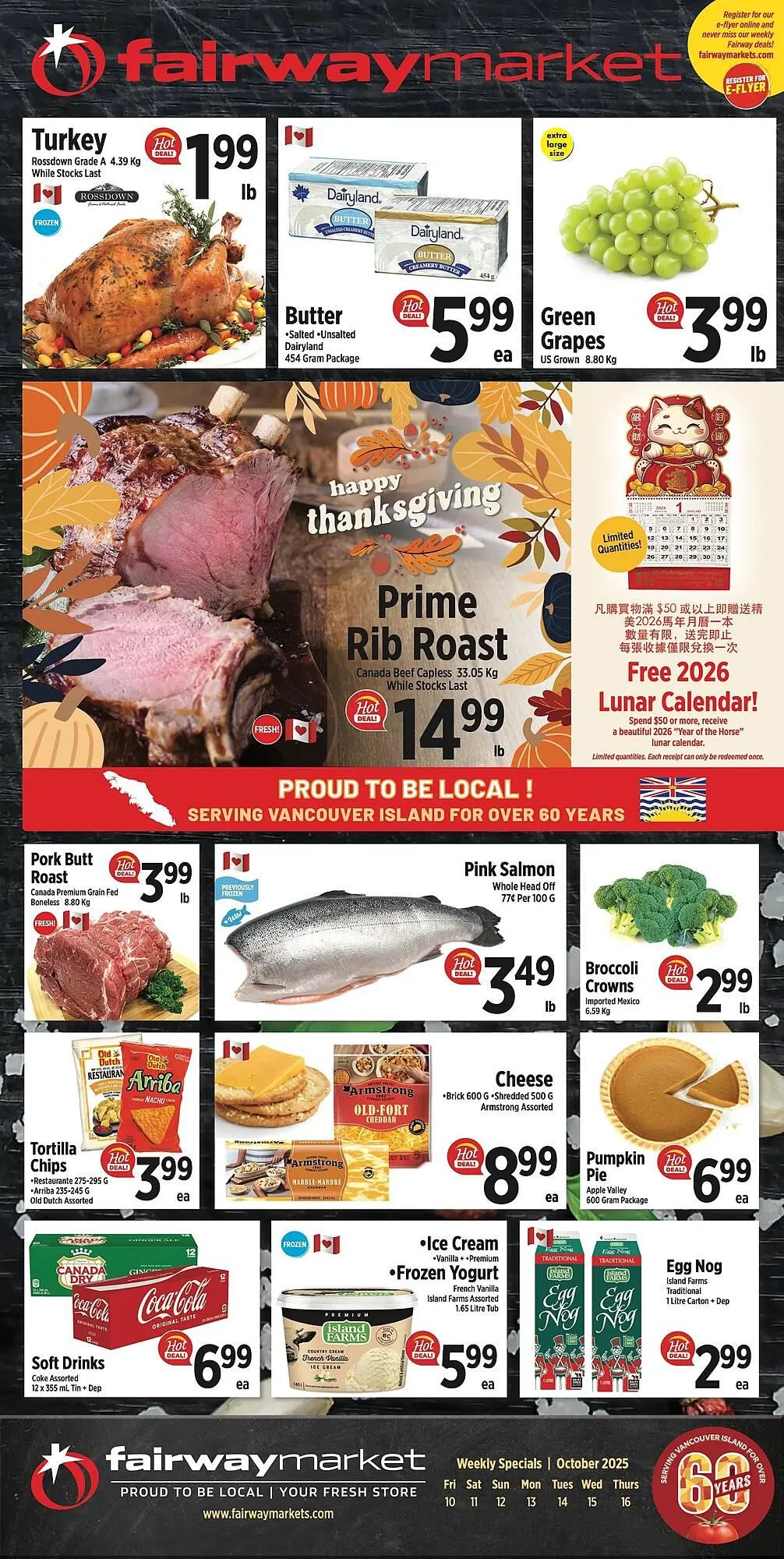 Fairway Market Canada flyer from October 10 to October 16 2025 - flyer page 1