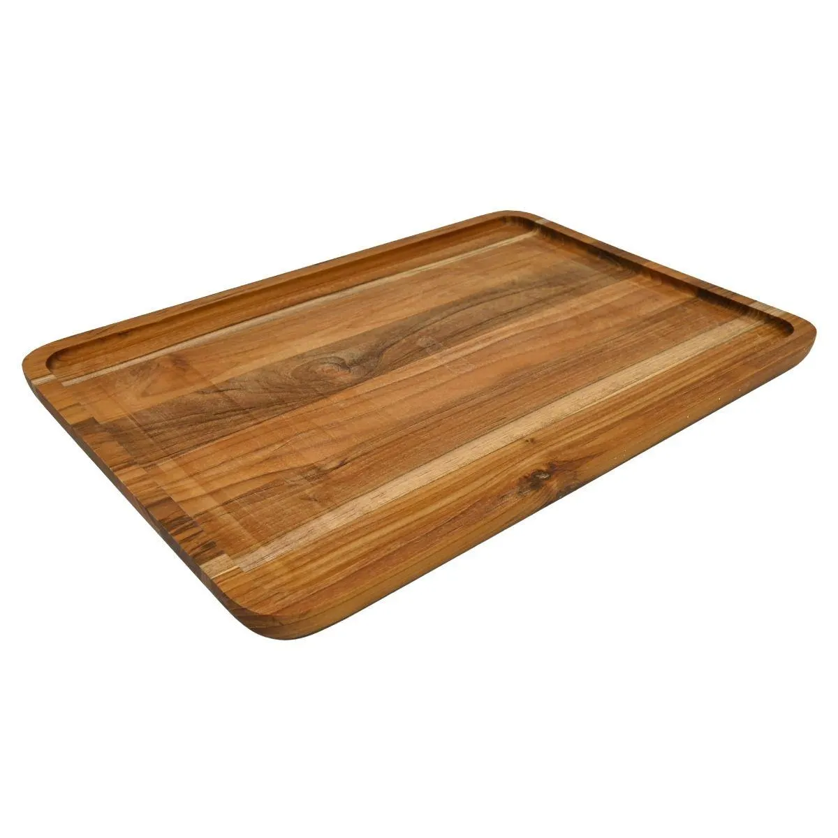 Planche à découper en teck huilé