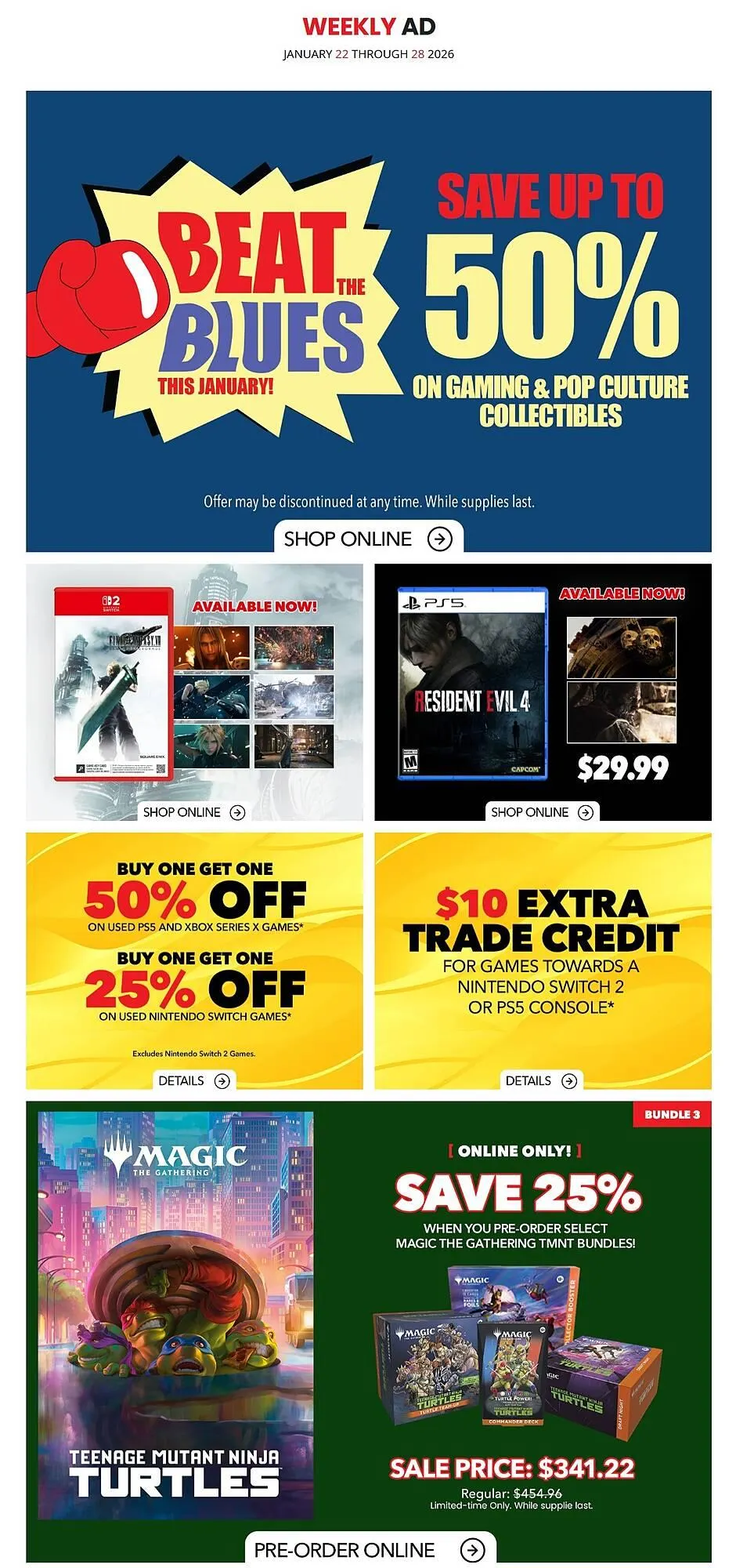 EB Games flyer - 1