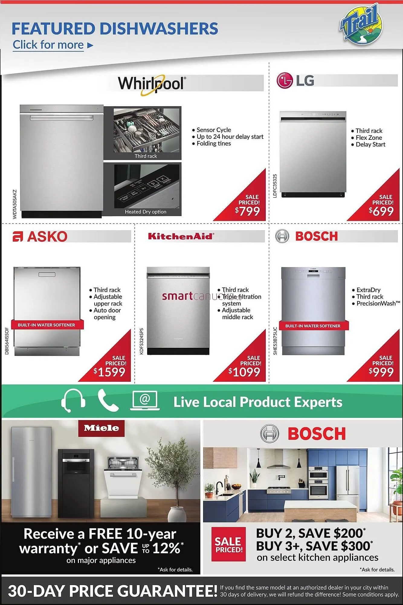 Trail Appliances flyer from September 12 to October 1 2025 - flyer page 6