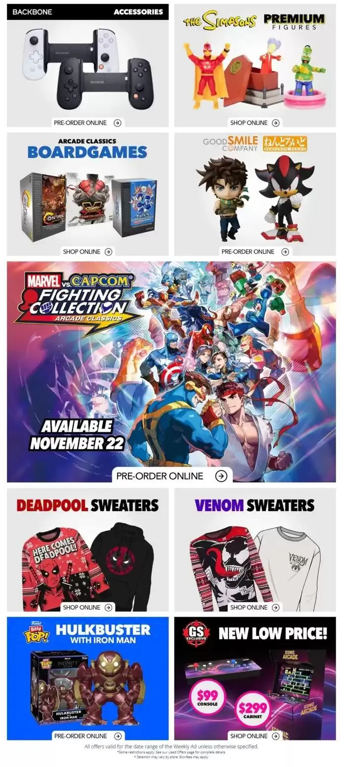 Game Stop Weekly ad from November 15 to November 21 2024 - flyer page 2