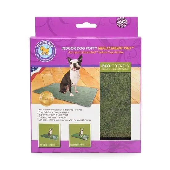 Replacement pad for indoor potty tray