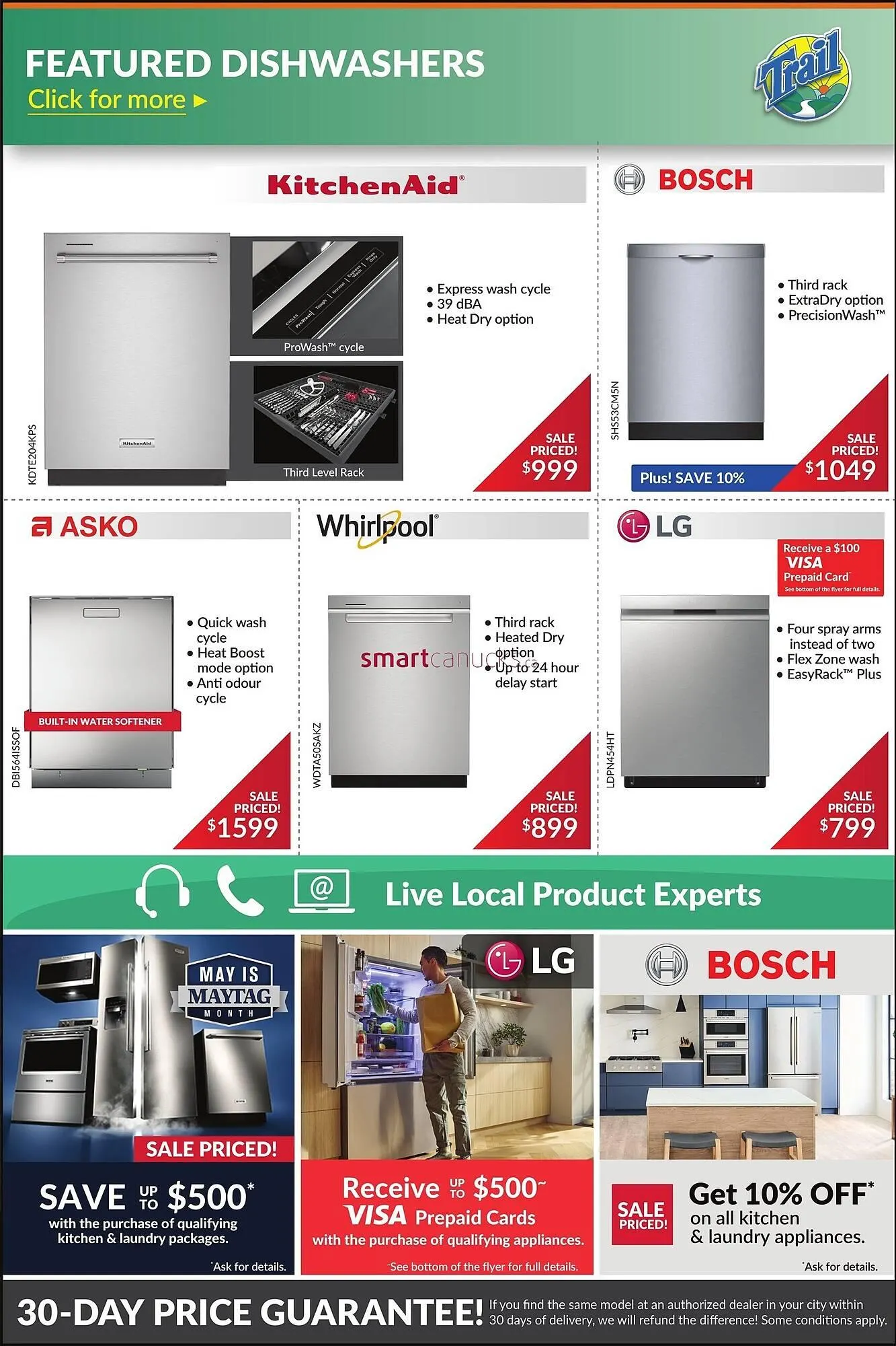 Trail Appliances flyer from May 8 to May 14 2025 - flyer page 7