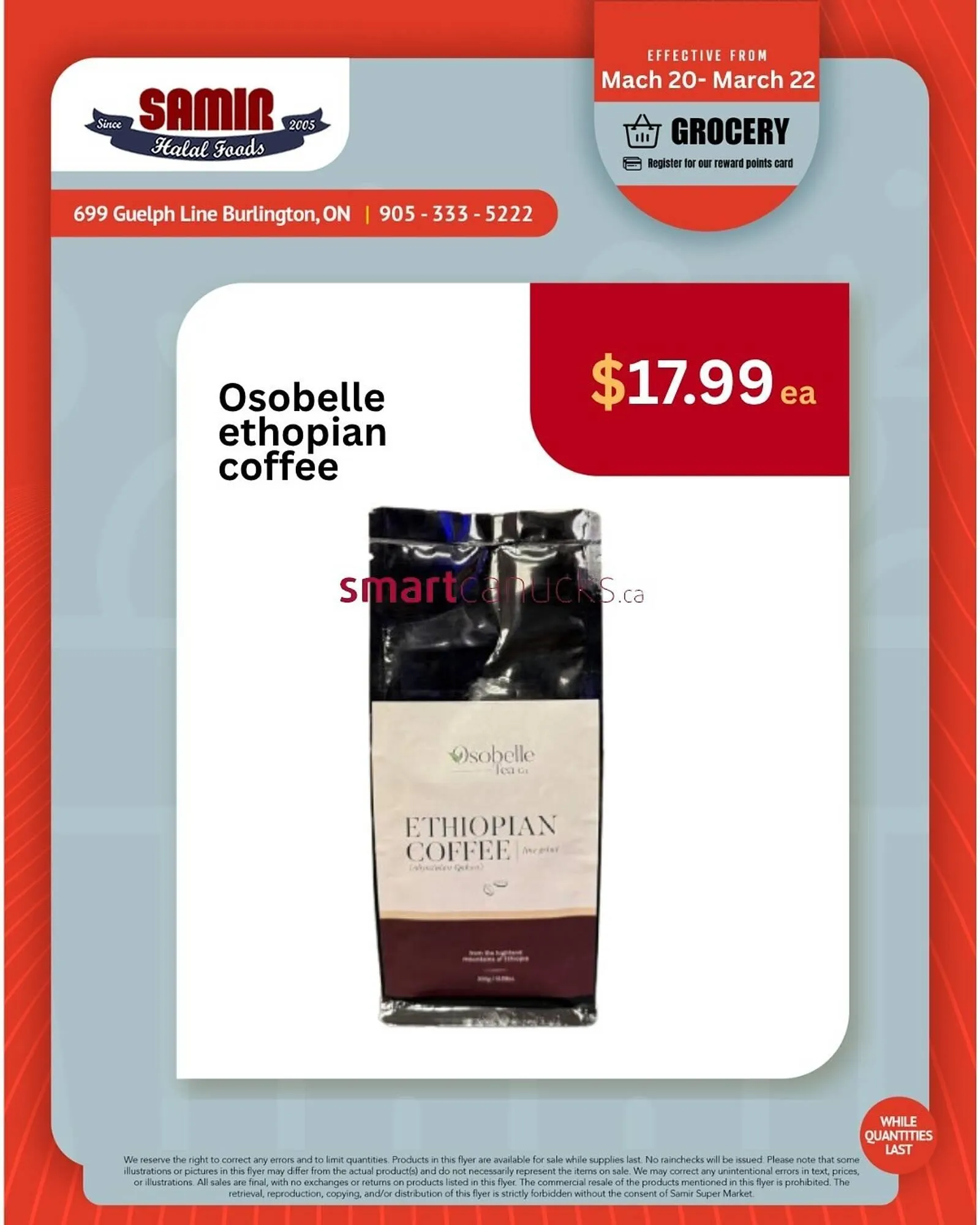 Samir Supermarket flyer from March 20 to March 22 2026 - flyer page 1