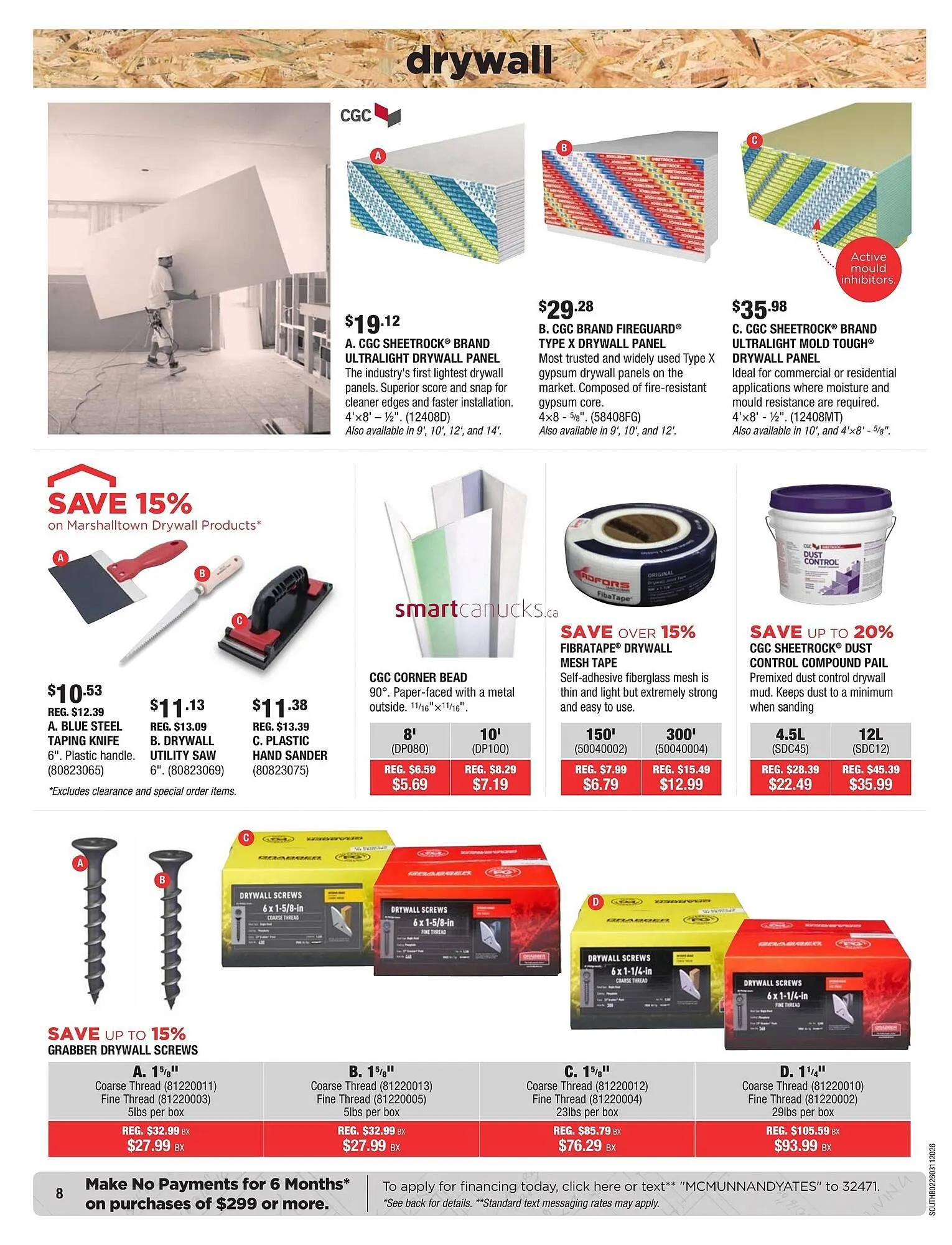 McMunn & Yates Building Supplies flyer from February 26 to March 11 2026 - flyer page 8