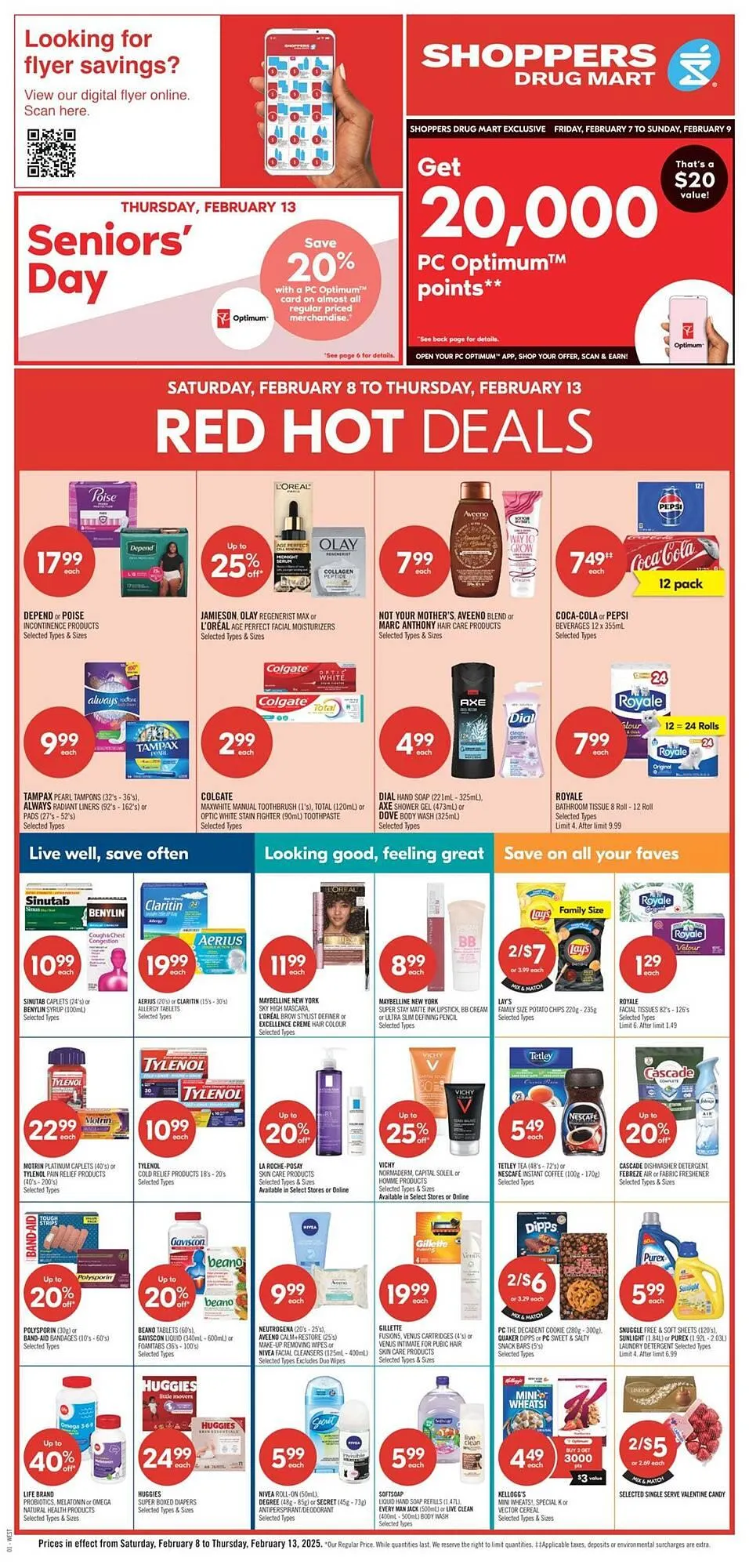 Shoppers Drug Mart flyer from February 6 to February 13 2025 - flyer page 1