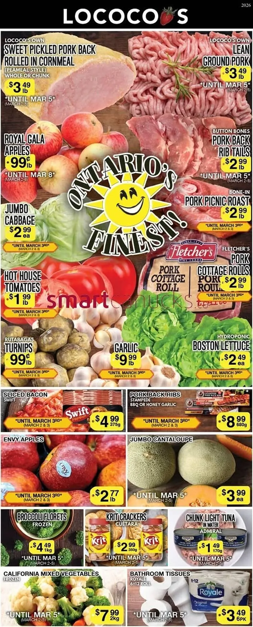 Lococo's flyer from March 2 to March 5 2026 - flyer page 1