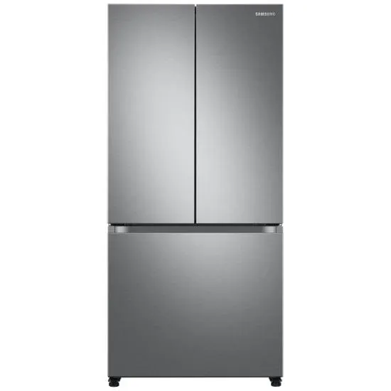 Samsung RF18A5101SR - RF18A5101SR/AA French Door Refrigerator, 33 inch Width, ENERGY STAR Certified, Counter Depth, 18.0 cu. ft. Capacity, Stainless Steel colour Twin Cooling Plus, Power Cool & Freeze