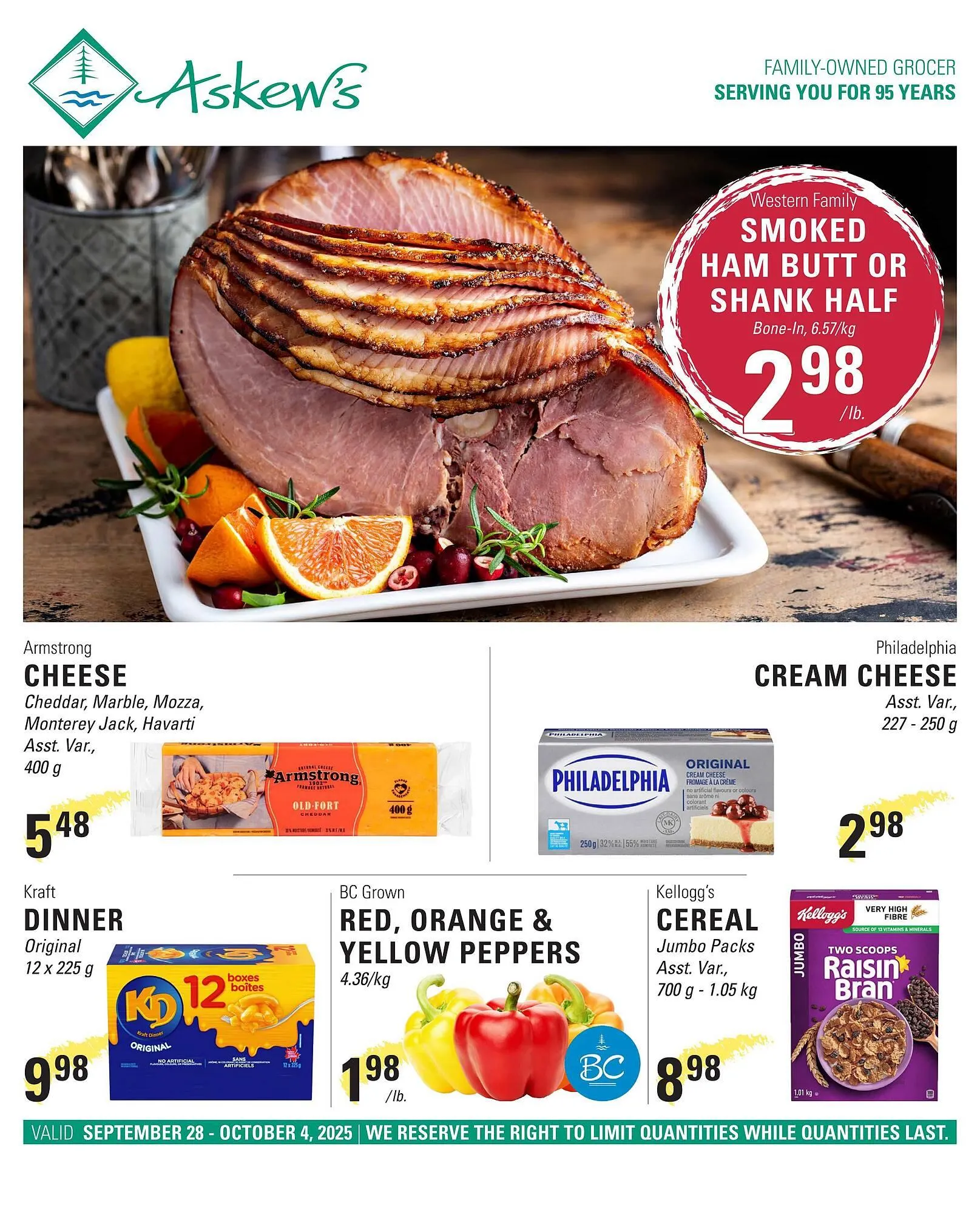 Askews Foods flyer from September 28 to October 11 2025 - flyer page 1
