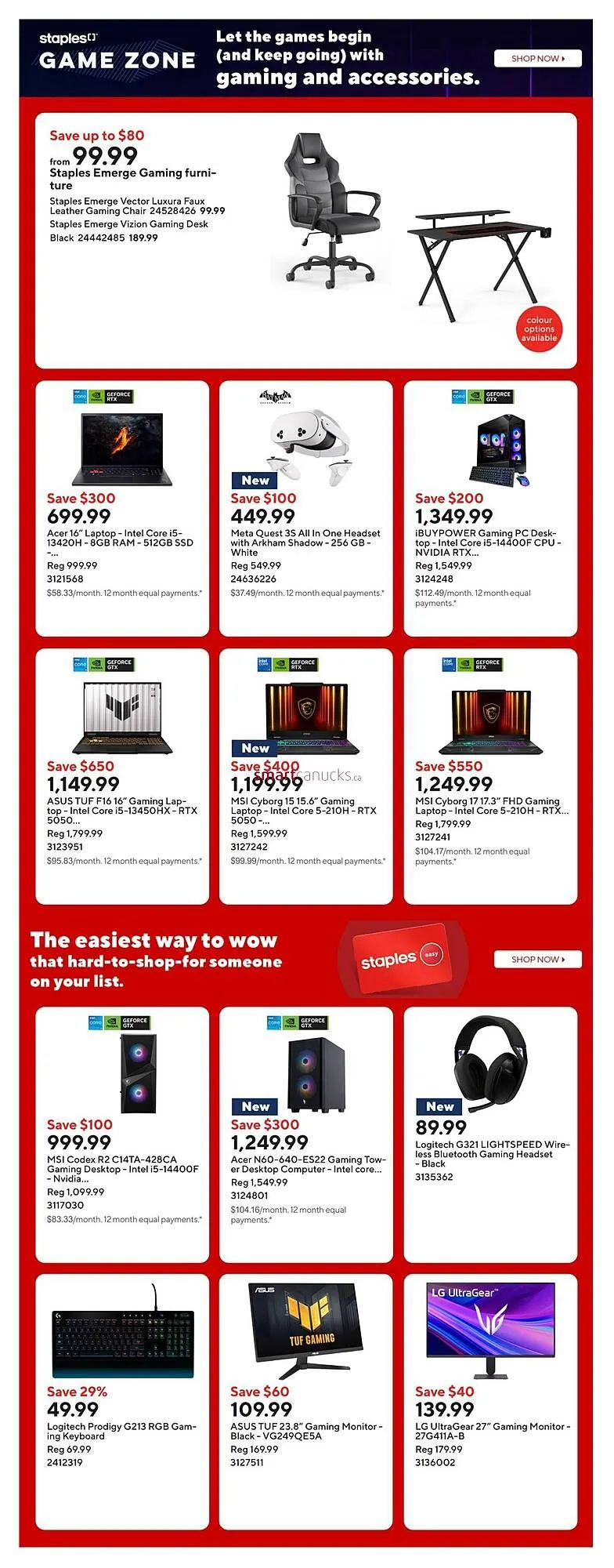 Staples flyer from December 12 to December 18 2025 - flyer page 13