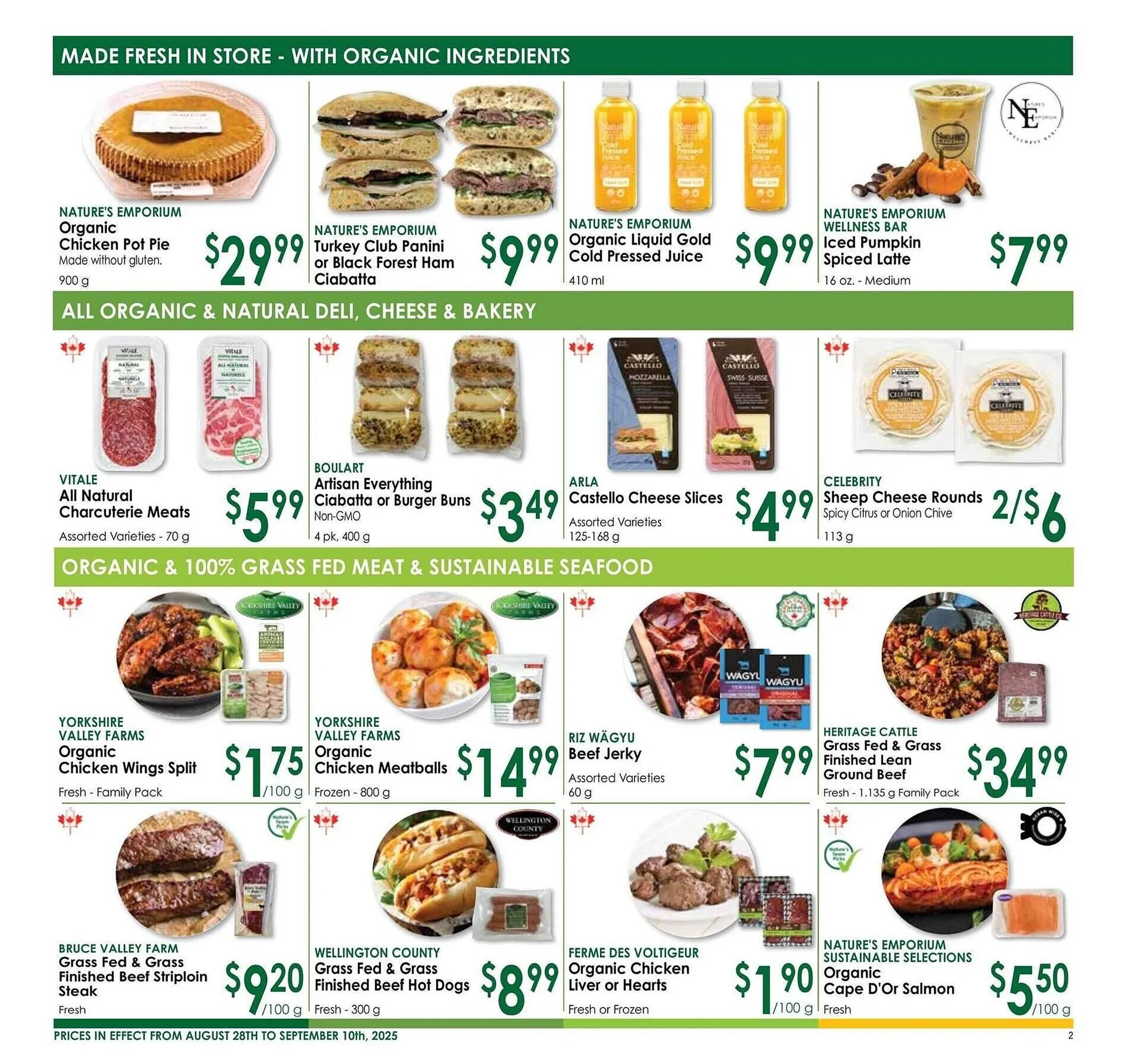 Nature's Emporium flyer from August 29 to October 1 2025 - flyer page 2