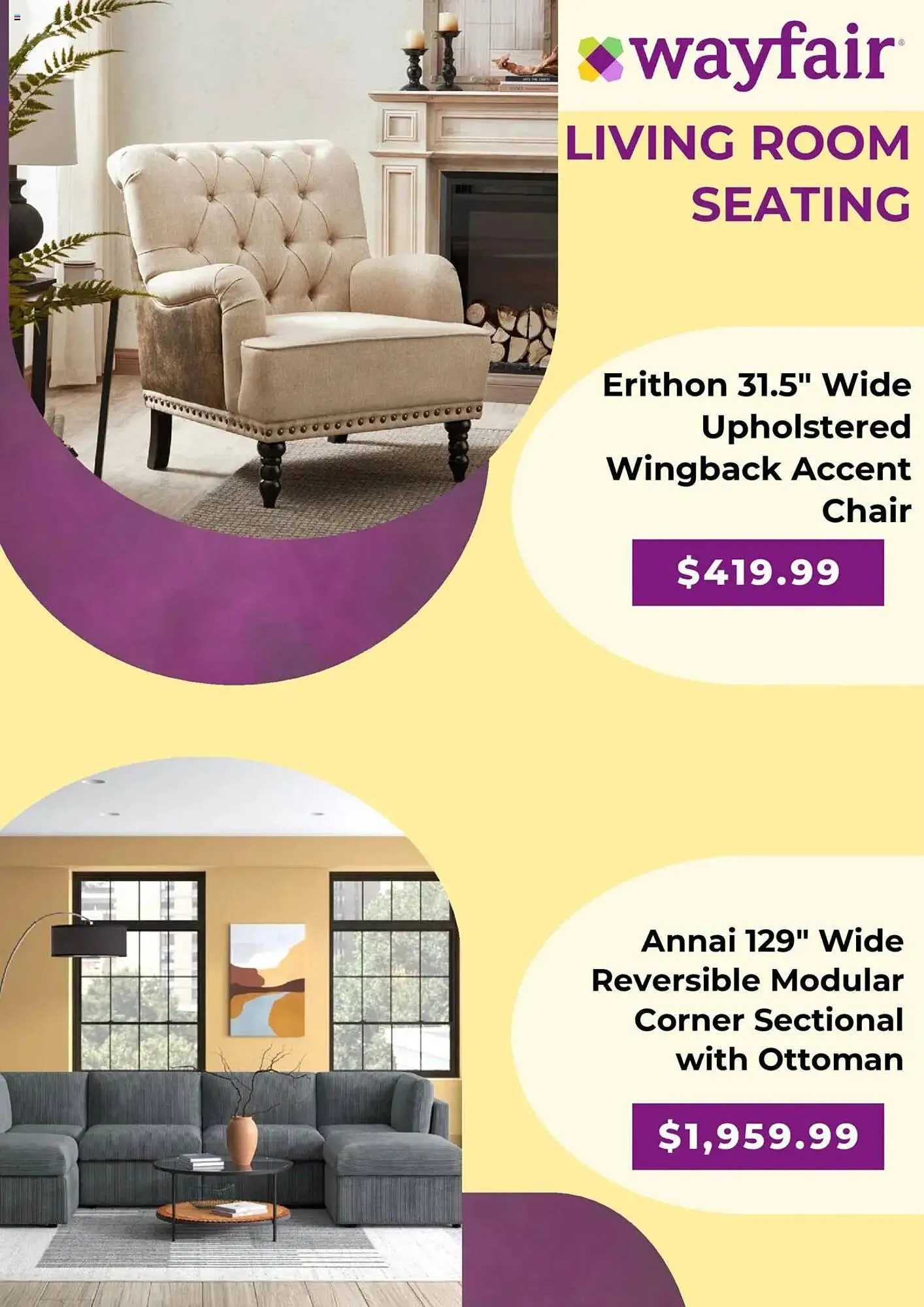 Wayfair flyer from February 27 to March 19 2025 - flyer page 2