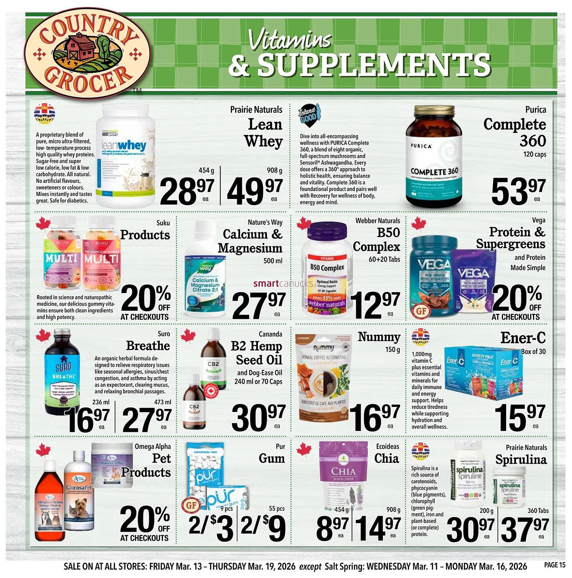 Country Grocer flyer from March 13 to March 19 2026 - flyer page 15