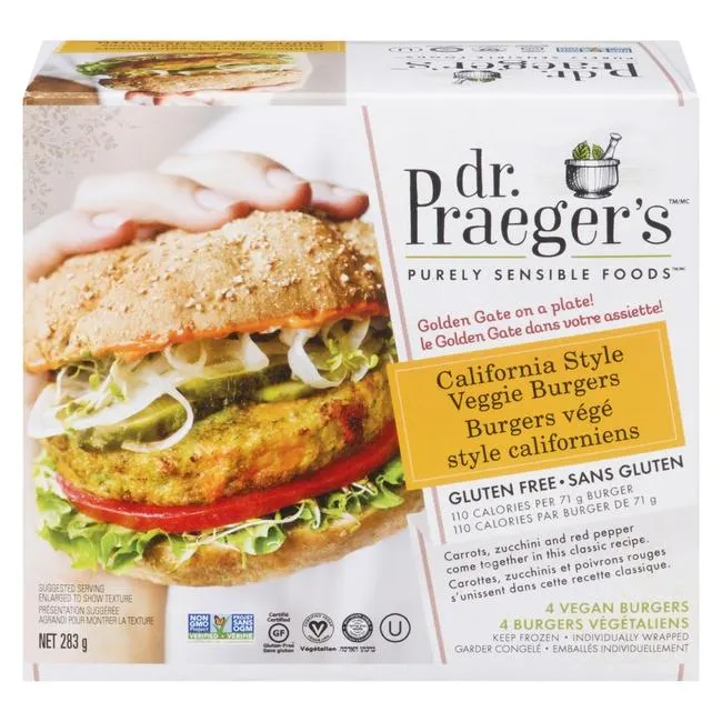 Dr. Praeger's Veggie Burgers - California Style (Gluten Free)