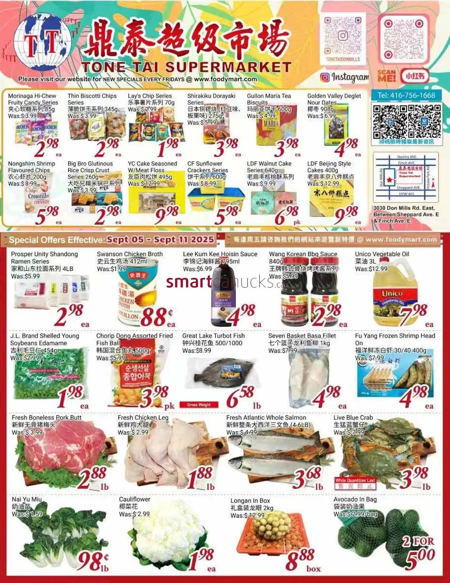 Tone Tai Supermarket flyer from September 5 to September 11 2025 - flyer page 1
