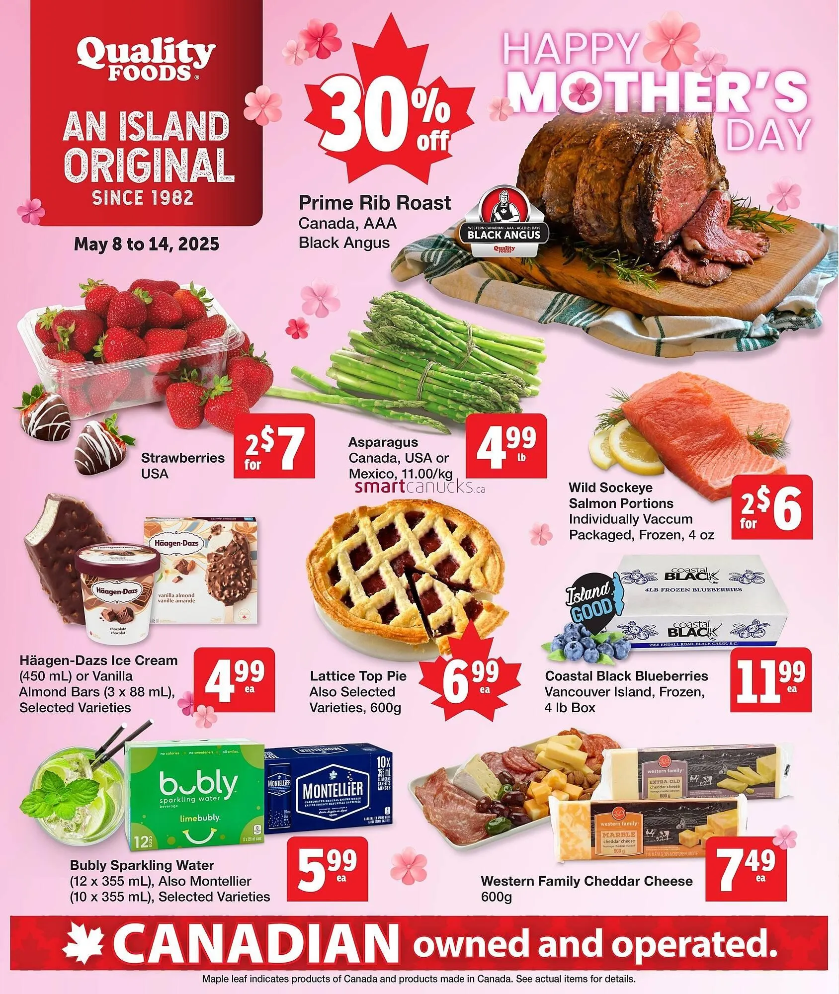 Quality Foods flyer from May 8 to May 14 2025 - flyer page 1