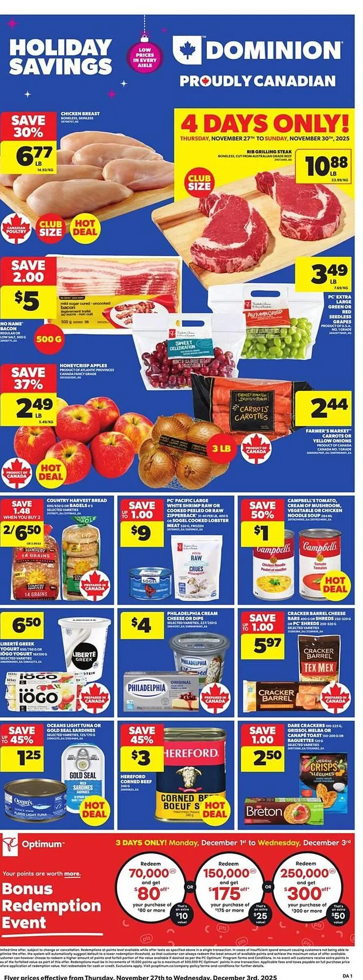 Atlantic Superstore flyer from November 27 to November 30 2025 - flyer page 3